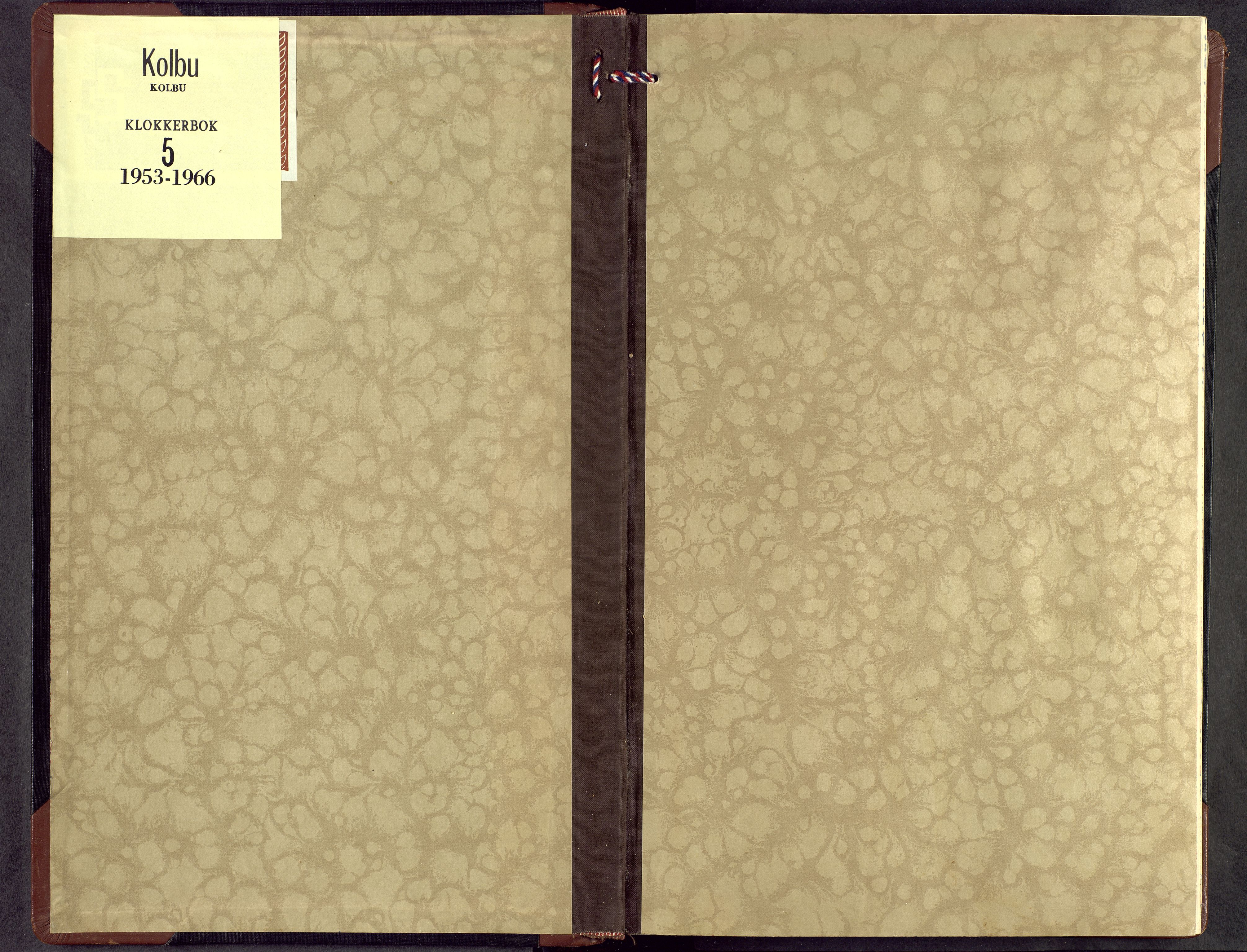 Kolbu prestekontor, AV/SAH-PREST-110/H/Ha/Hab/L0005: Parish register (copy) no. 5, 1953-1966