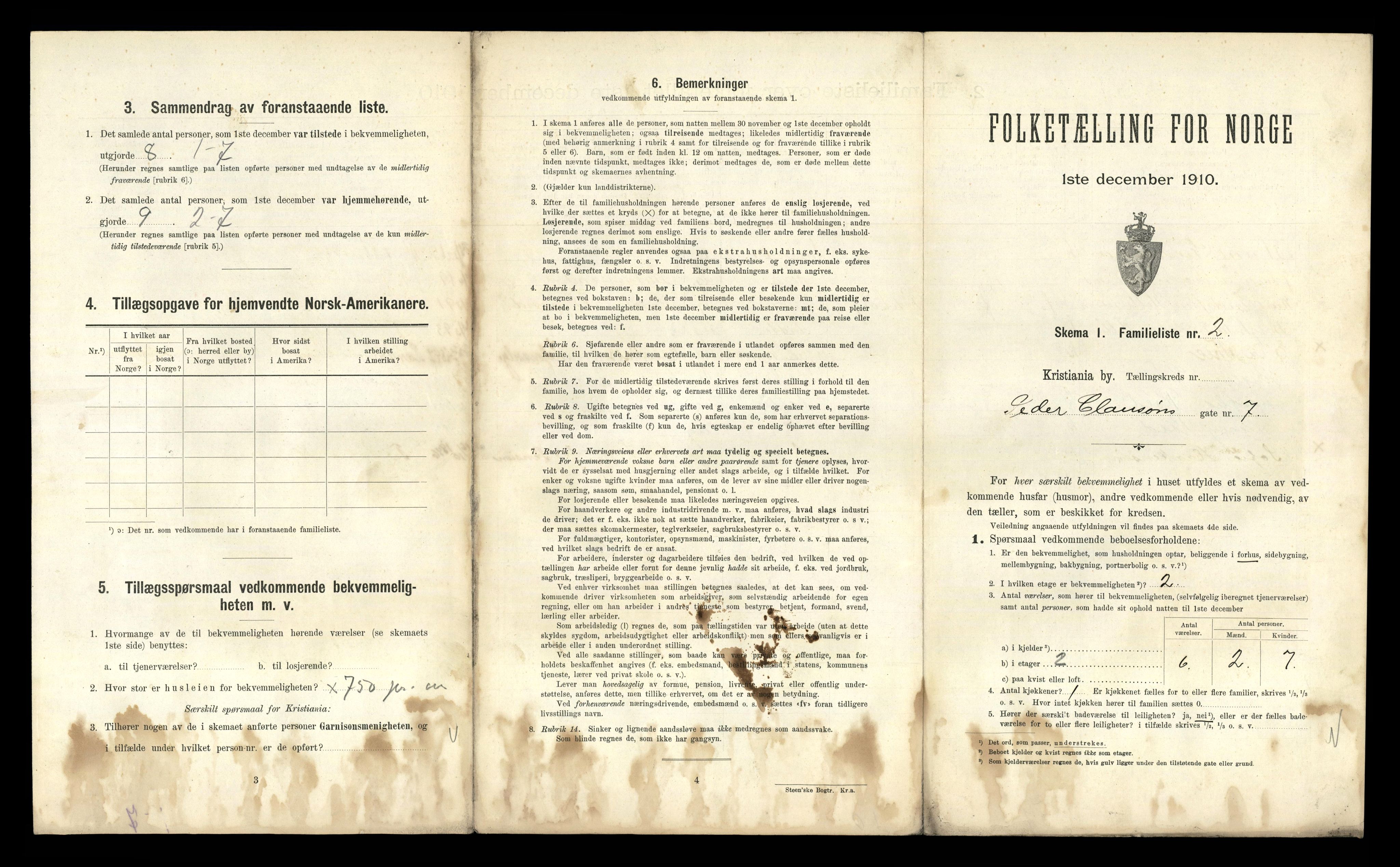 RA, 1910 census for Kristiania, 1910, p. 76503