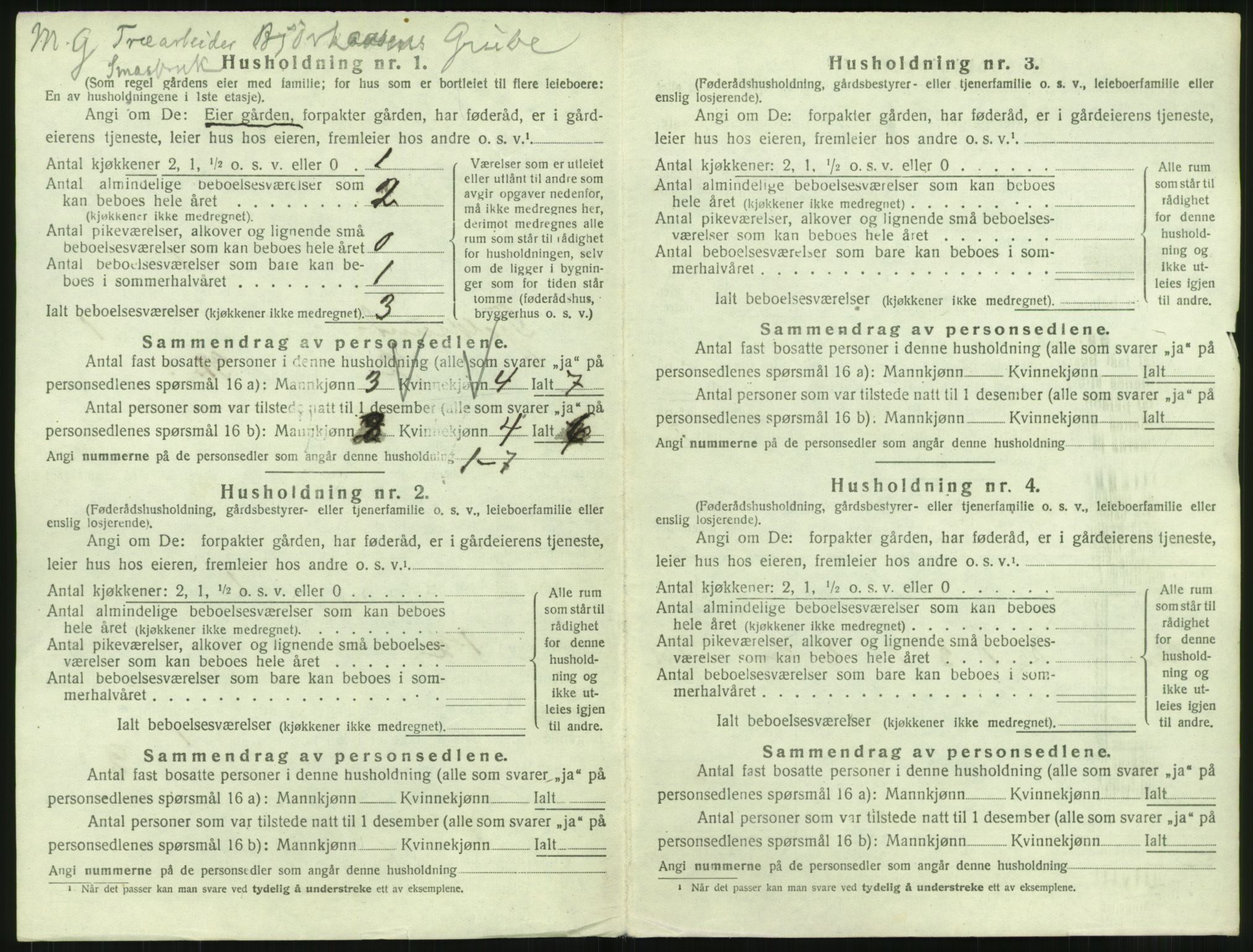 SAT, 1920 census for Tjeldsund, 1920, p. 31