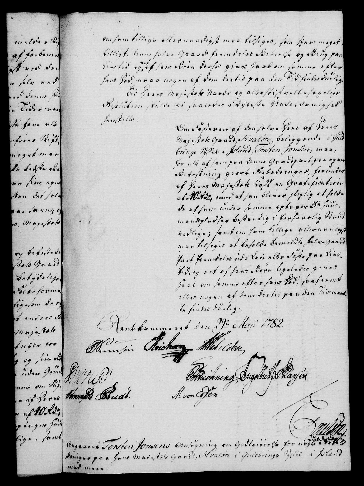 Rentekammeret, Kammerkanselliet, RA/EA-3111/G/Gf/Gfa/L0064: Norsk relasjons- og resolusjonsprotokoll (merket RK 52.64), 1782, p. 286