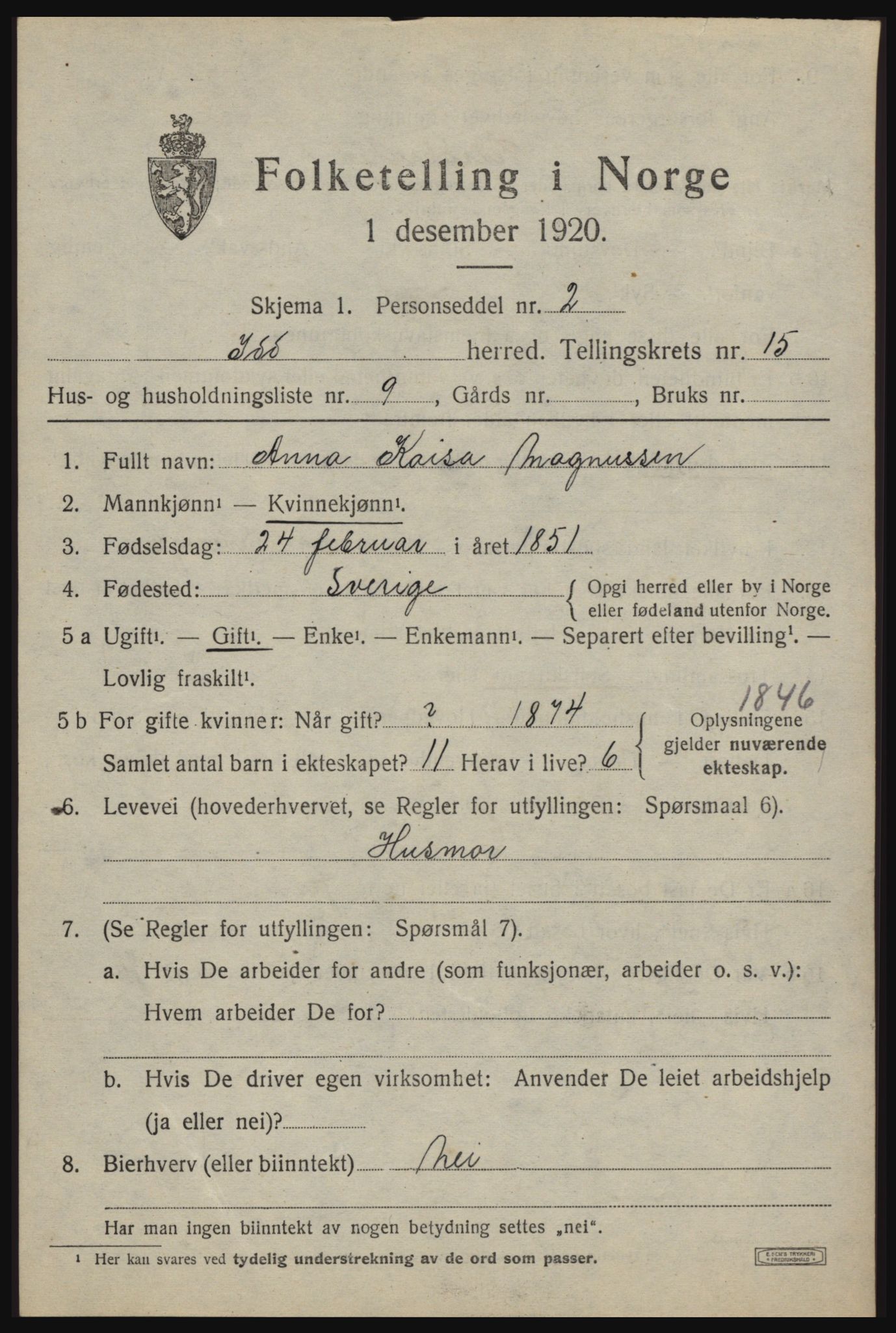 SAO, 1920 census for Idd, 1920, p. 13759