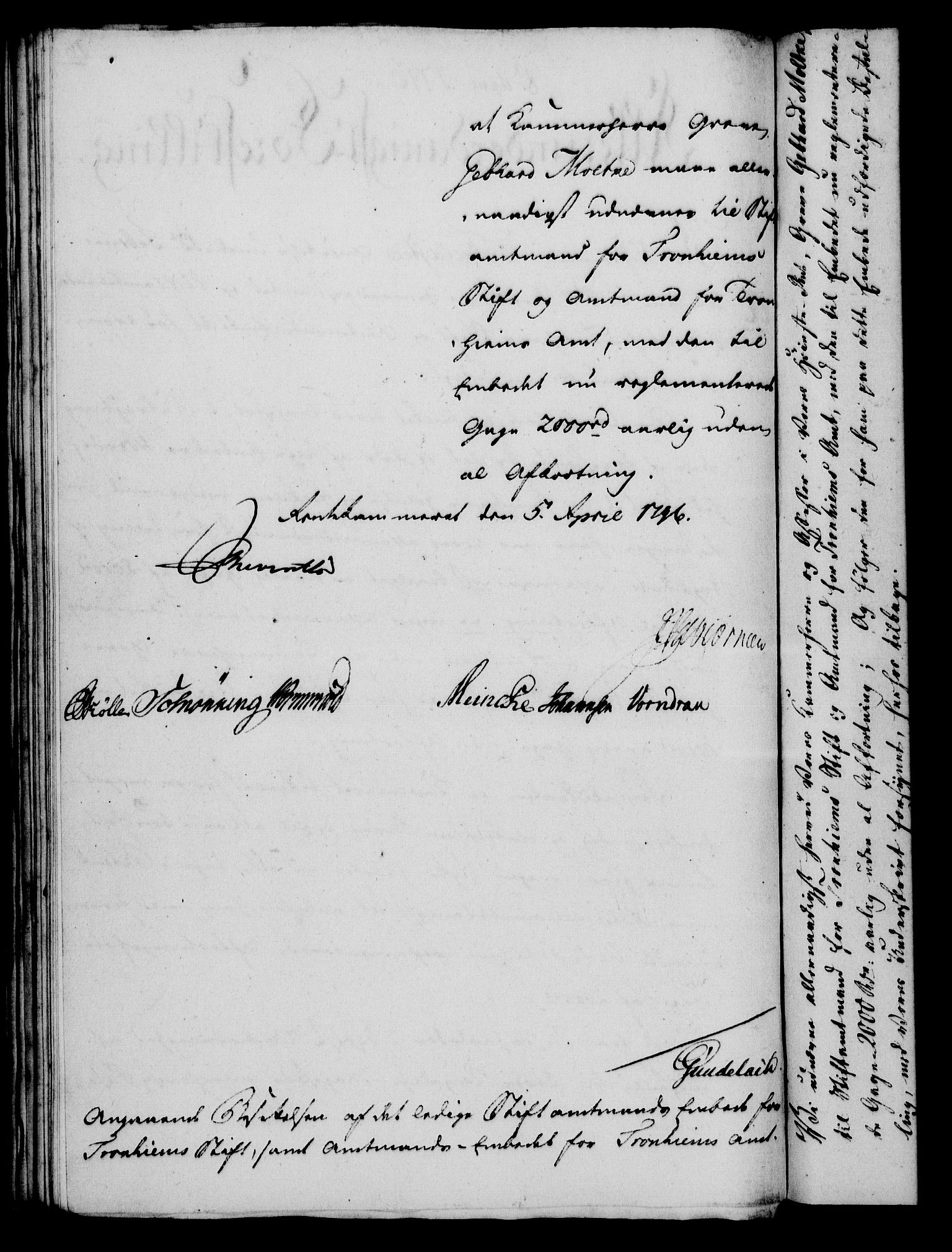 Rentekammeret, Kammerkanselliet, RA/EA-3111/G/Gf/Gfa/L0078: Norsk relasjons- og resolusjonsprotokoll (merket RK 52.78), 1796, p. 151