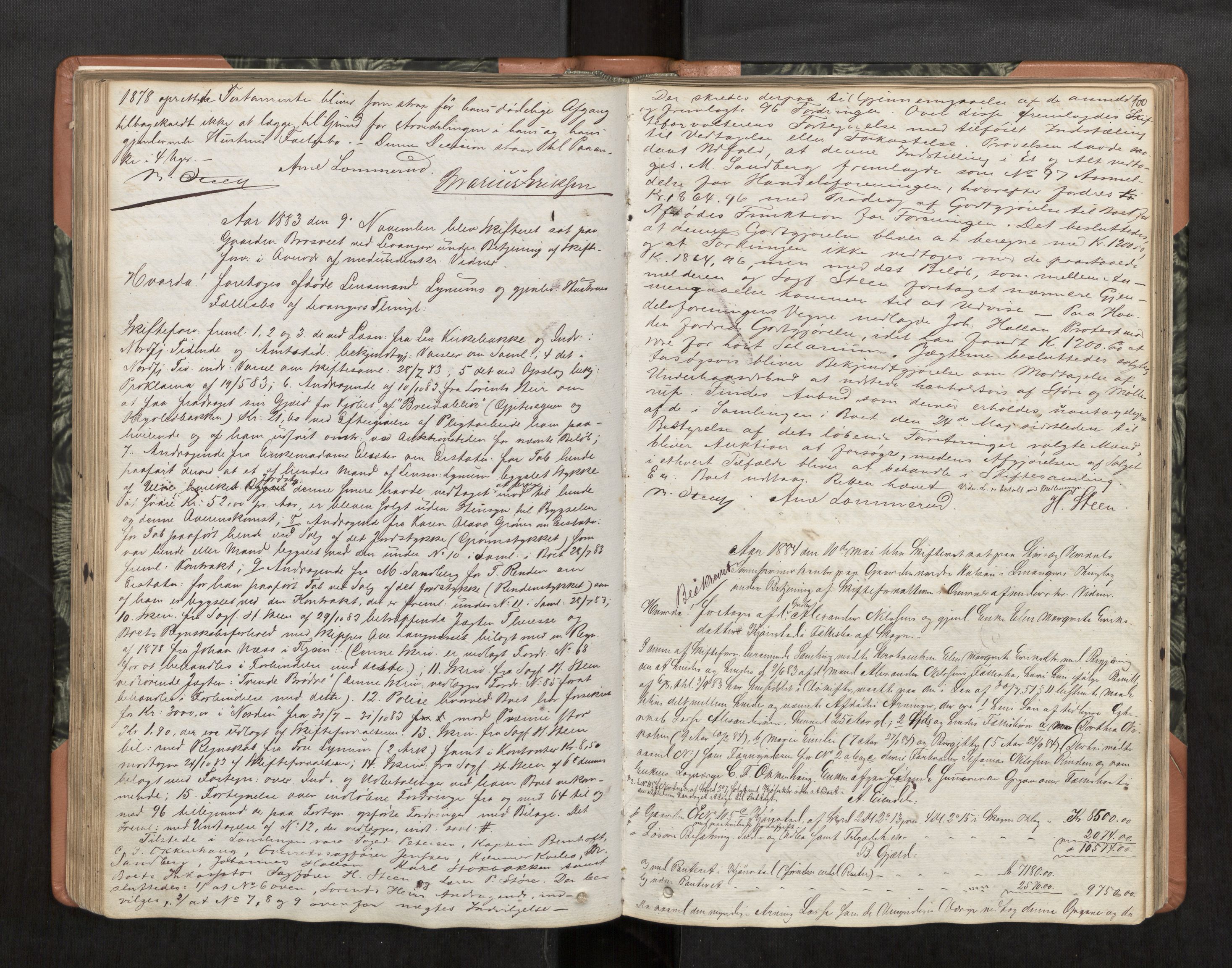 Stjør- og Verdal sorenskriveri, AV/SAT-A-4167/1/3/3B/L0007: Skifteforhandlingsprotokoll, 1855-1909, p. 100