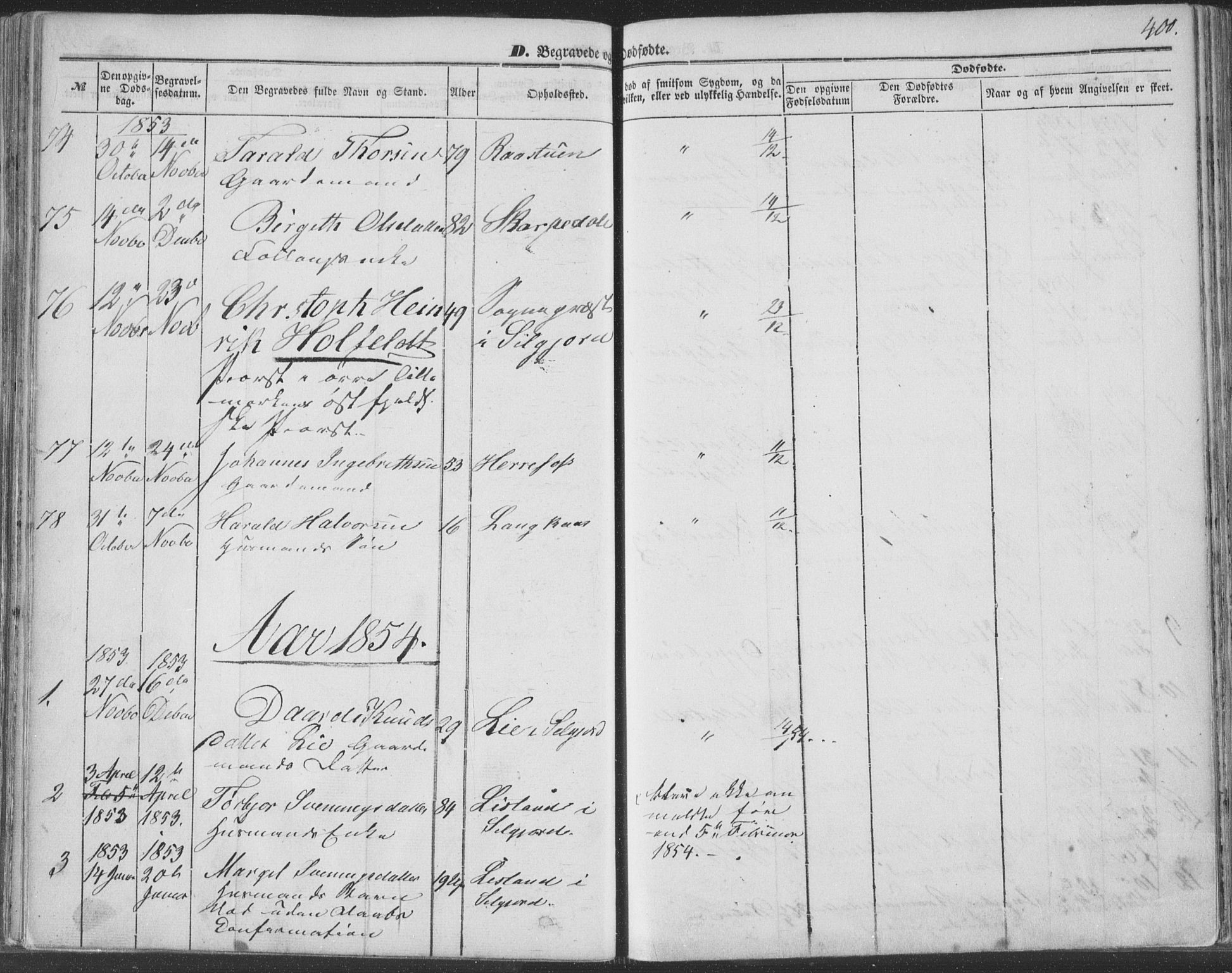 Seljord kirkebøker, SAKO/A-20/F/Fa/L012b: Parish register (official) no. I 12B, 1850-1865, p. 400