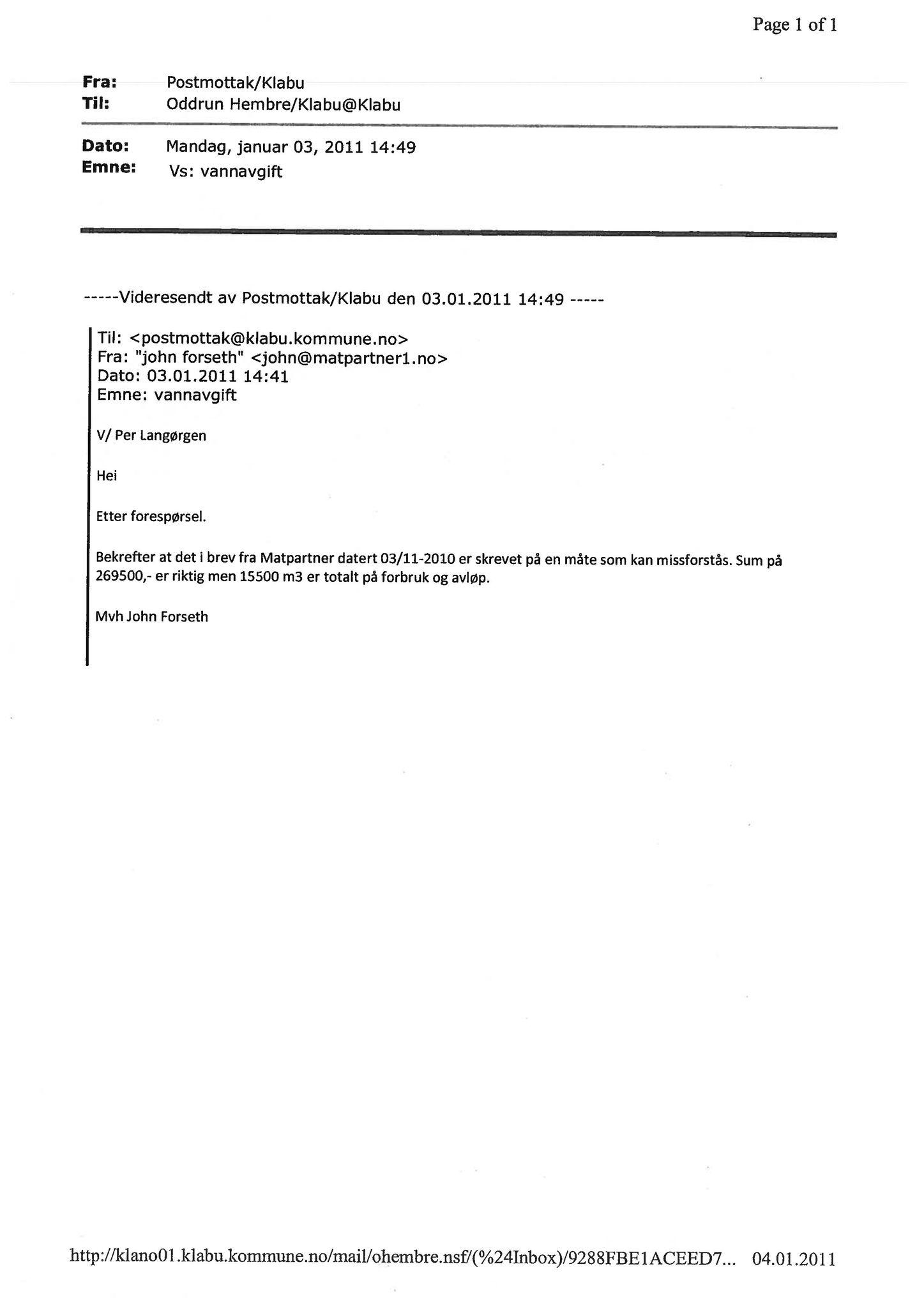 Klæbu Kommune, TRKO/KK/13-NMS/L004: Utvalg for næring, miljø og samferdsel, 2011, p. 21