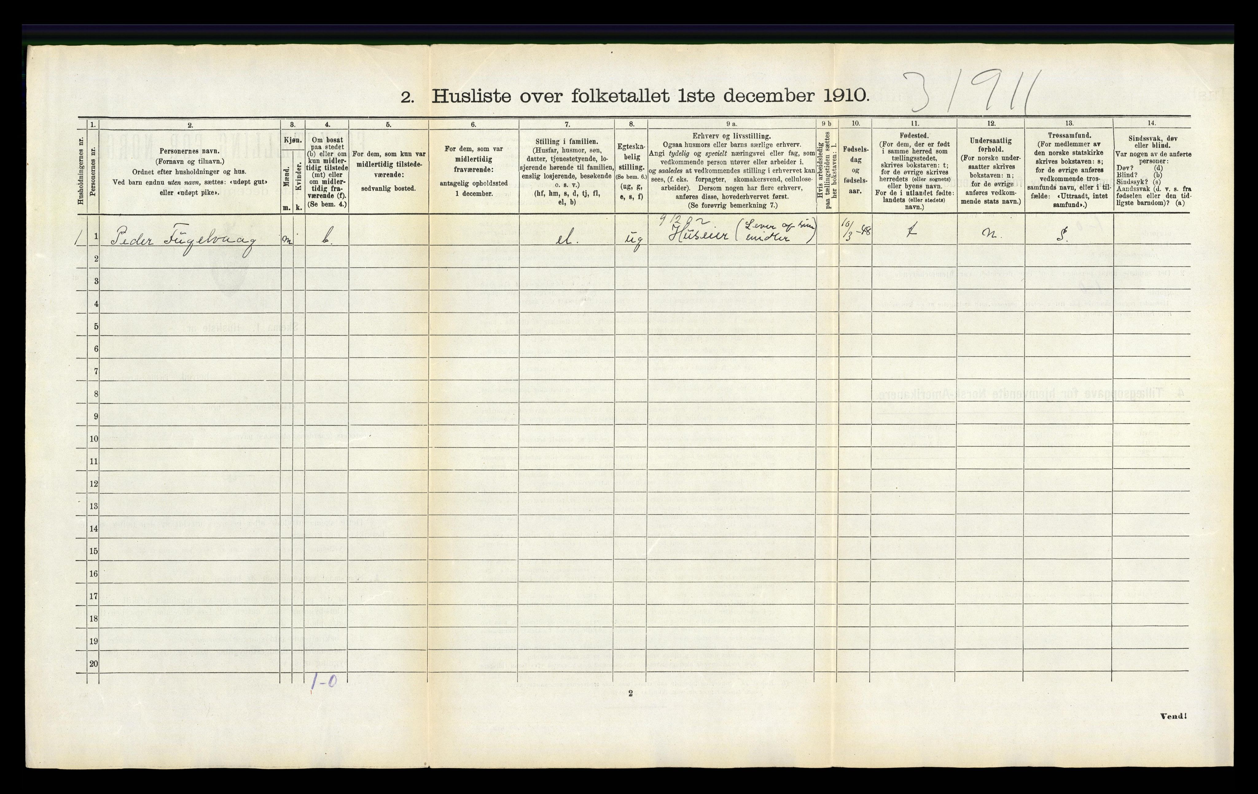 RA, 1910 census for Stangvik, 1910, p. 641