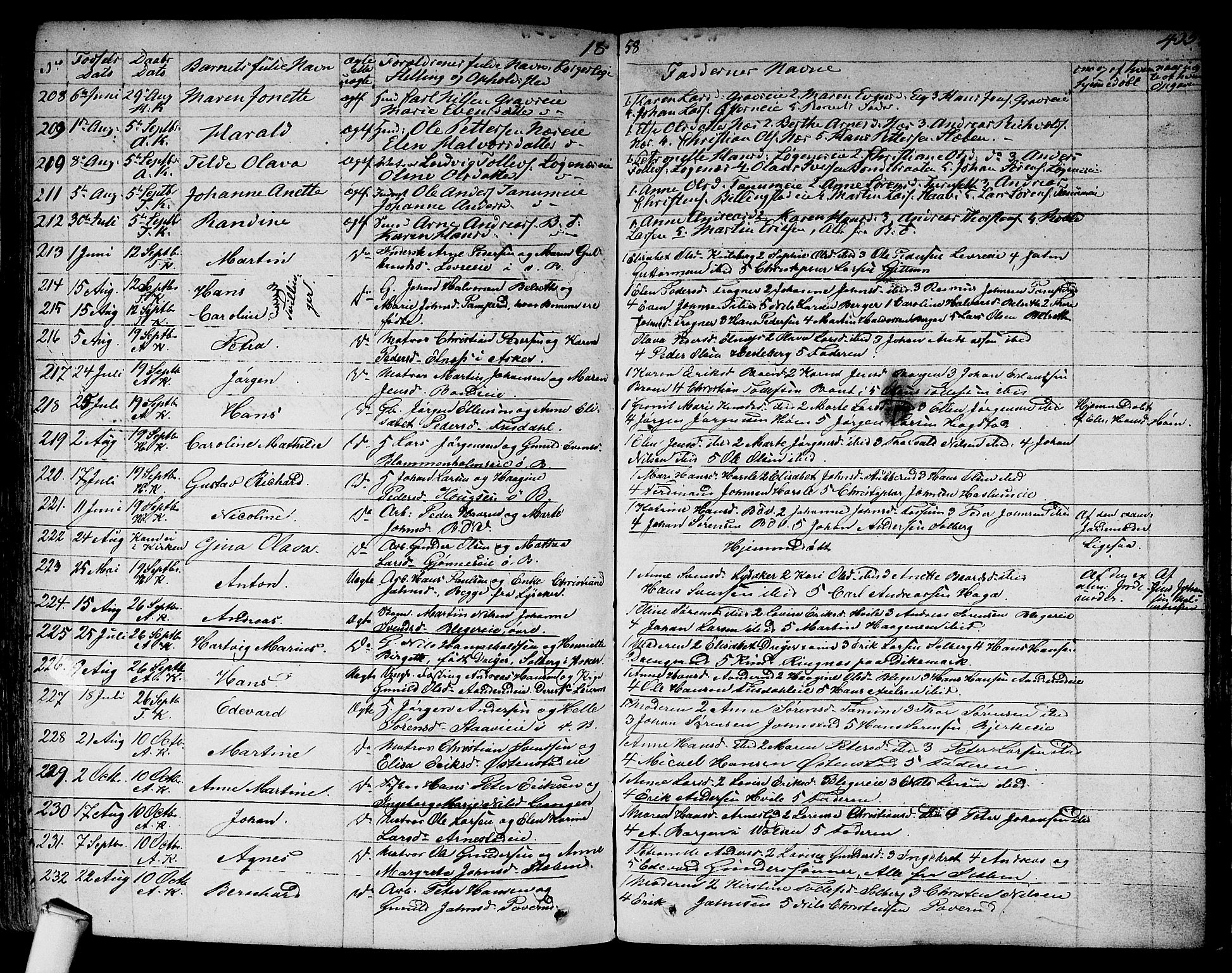 Asker prestekontor Kirkebøker, AV/SAO-A-10256a/F/Fa/L0007: Parish register (official) no. I 7, 1825-1864, p. 405