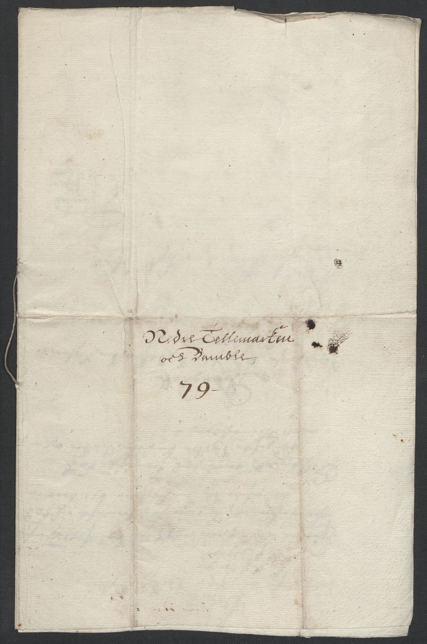 Rentekammeret inntil 1814, Reviderte regnskaper, Fogderegnskap, RA/EA-4092/R35/L2072: Fogderegnskap Øvre og Nedre Telemark, 1679, p. 250