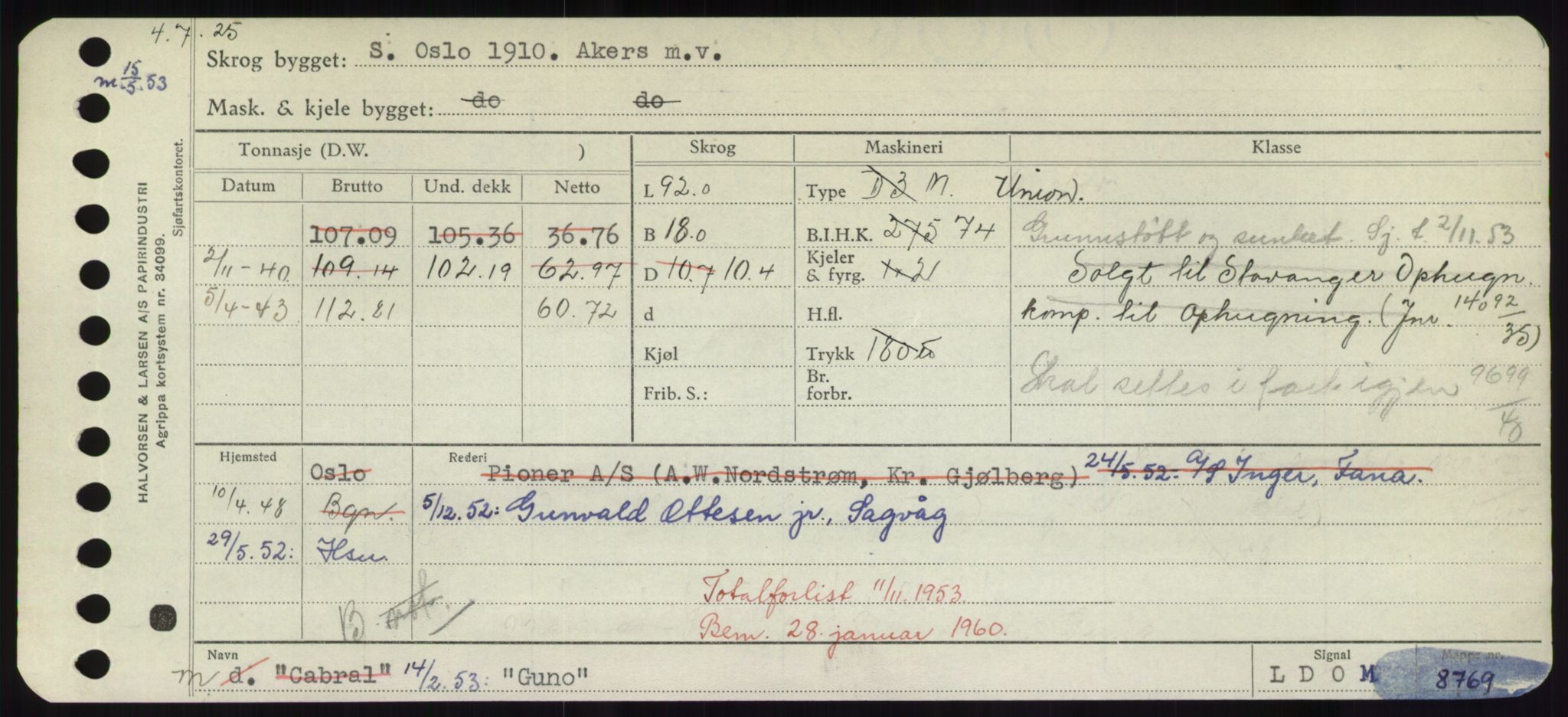 Sjøfartsdirektoratet med forløpere, Skipsmålingen, AV/RA-S-1627/H/Hd/L0013: Fartøy, Gne-Gås, p. 445