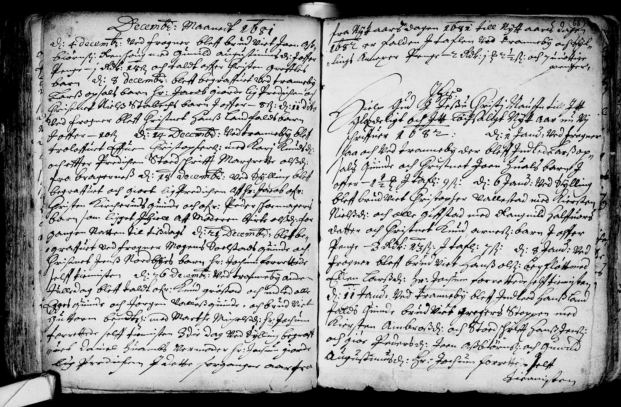 Lier kirkebøker, AV/SAKO-A-230/F/Fa/L0001: Parish register (official) no. I 1, 1672-1701, p. 68