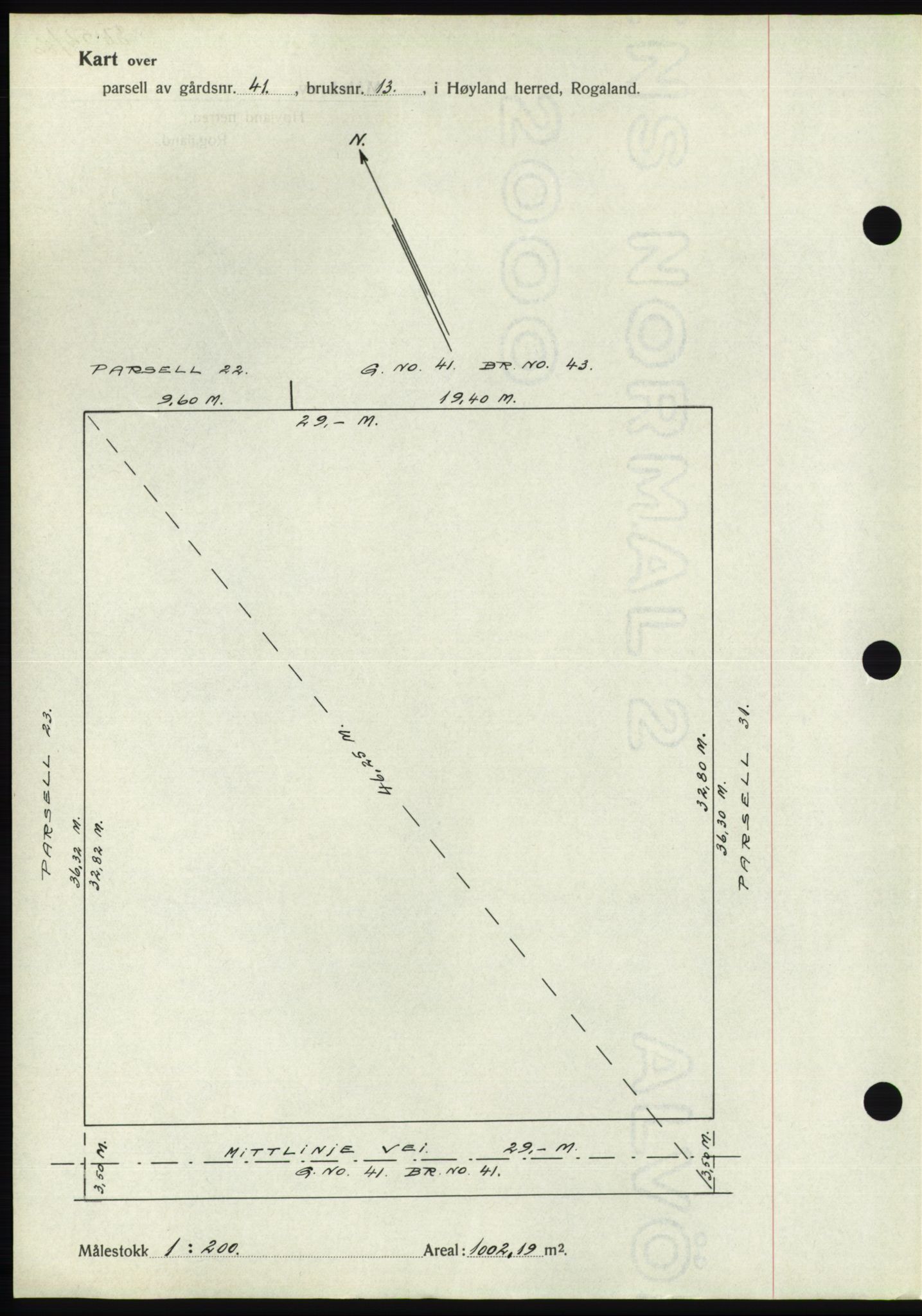 Jæren sorenskriveri, SAST/A-100310/03/G/Gba/L0066: Mortgage book no. 71-72, 1936-1936, Diary no: : 3252/1936