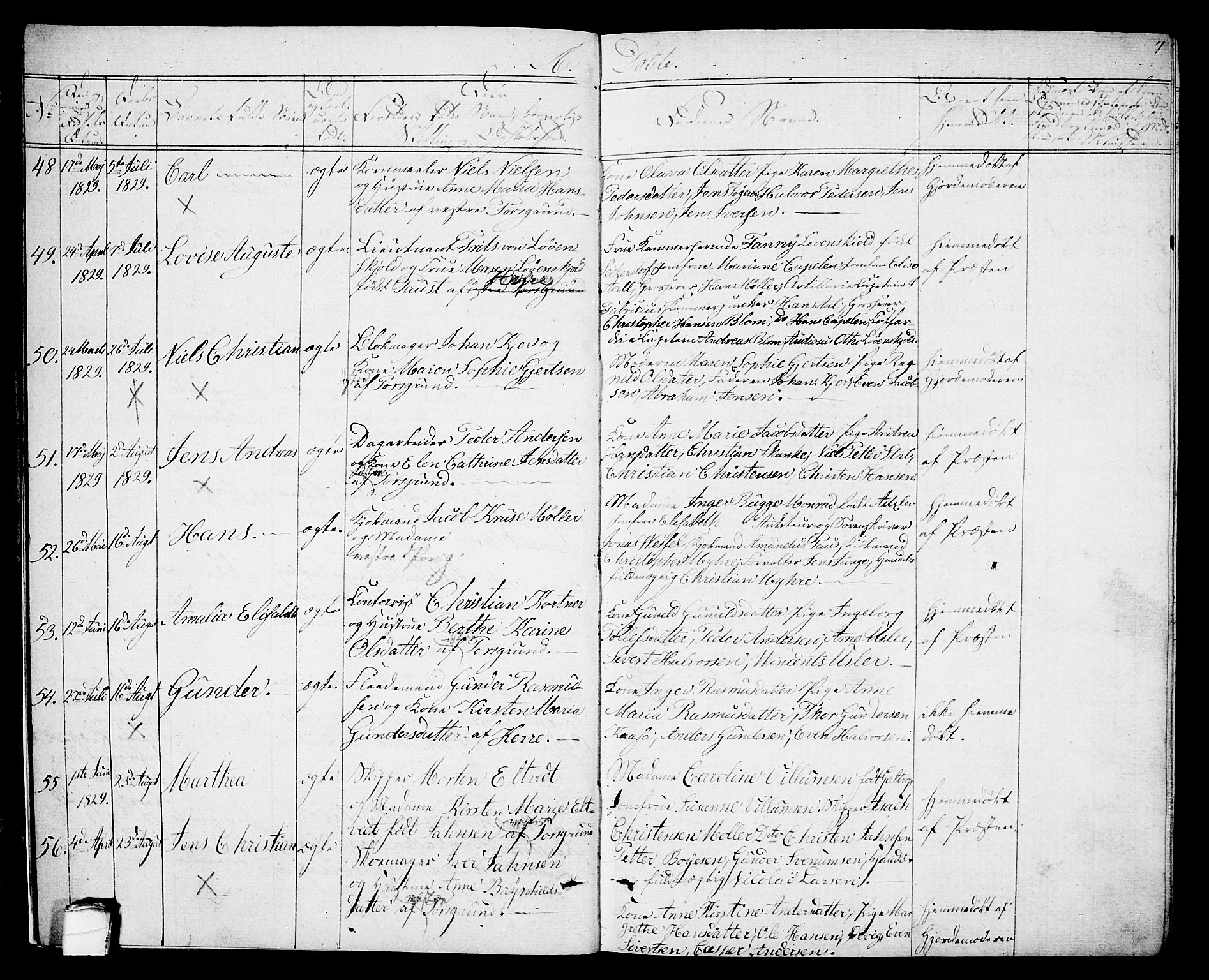 Porsgrunn kirkebøker , SAKO/A-104/G/Gb/L0002: Parish register (copy) no. II 2, 1828-1841, p. 8