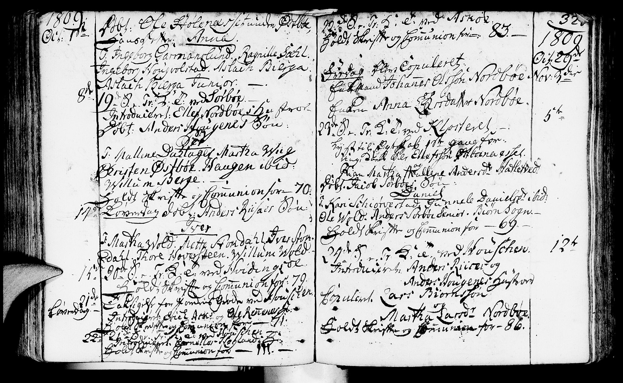Rennesøy sokneprestkontor, SAST/A -101827/H/Ha/Haa/L0003: Parish register (official) no. A 3, 1772-1815, p. 320