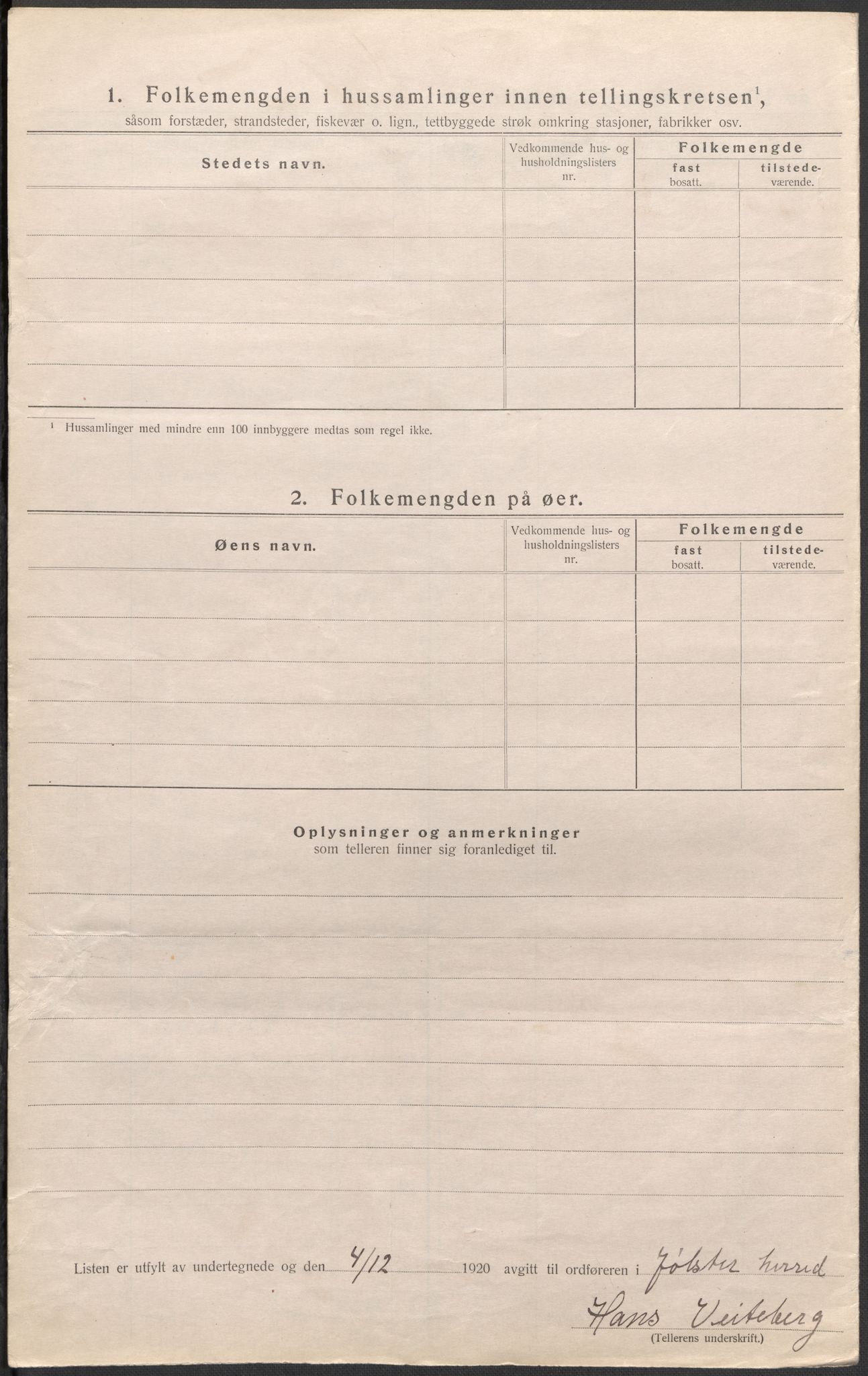 SAB, 1920 census for Jølster, 1920, p. 23