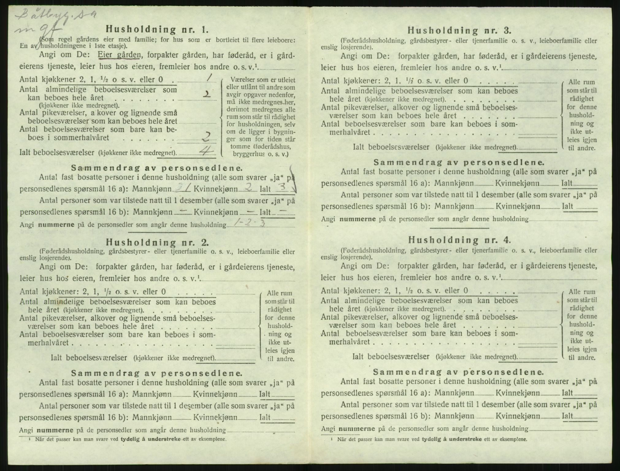 SAK, 1920 census for Landvik, 1920, p. 841