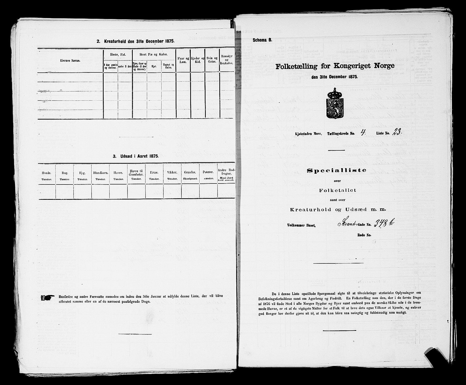 RA, 1875 census for 0104B Moss/Moss, 1875, p. 764