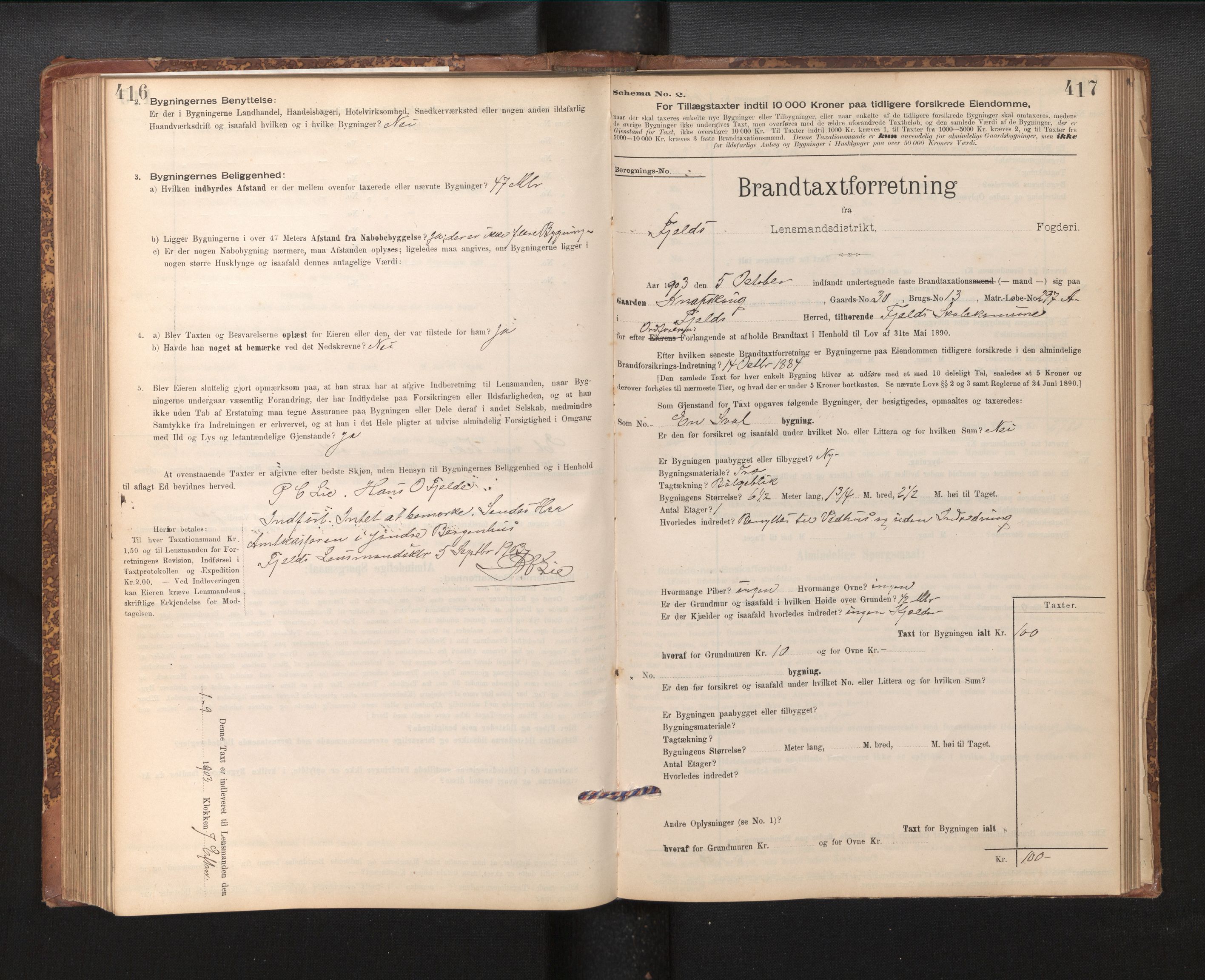 Lensmannen i Fjell, AV/SAB-A-32301/0012/L0005: Branntakstprotokoll, skjematakst, 1895-1931, p. 416-417