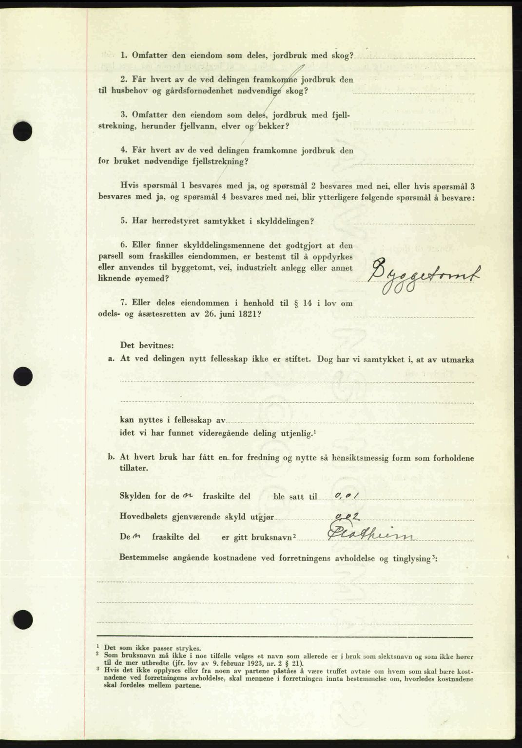 Romsdal sorenskriveri, AV/SAT-A-4149/1/2/2C: Mortgage book no. A23, 1947-1947, Diary no: : 1913/1947