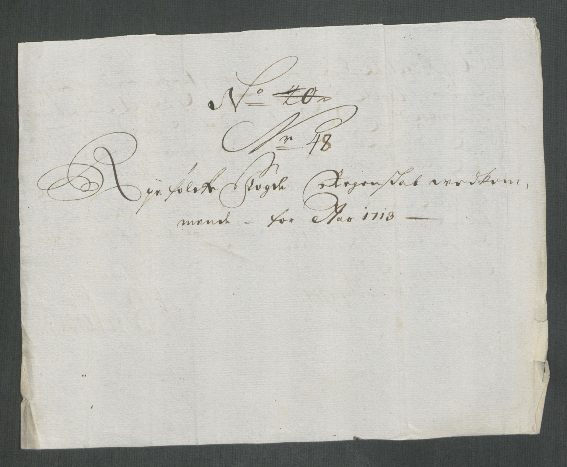 Rentekammeret inntil 1814, Reviderte regnskaper, Fogderegnskap, AV/RA-EA-4092/R47/L2866: Fogderegnskap Ryfylke, 1713, p. 298