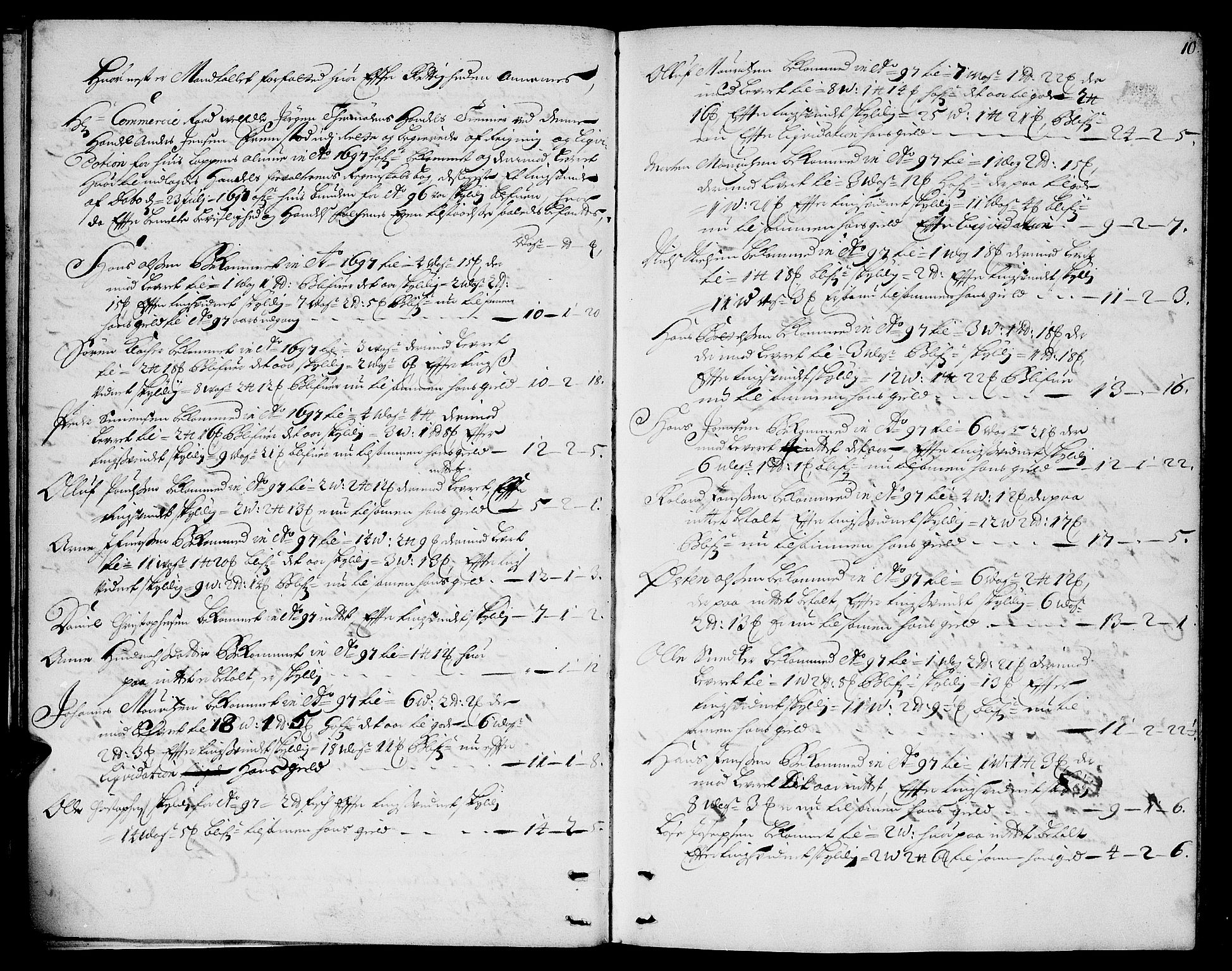 Finnmark sorenskriveri, AV/SATØ-S-0053/F/Fa/L0027: Justisprotokoller, 1698-1701, p. 9b-10a