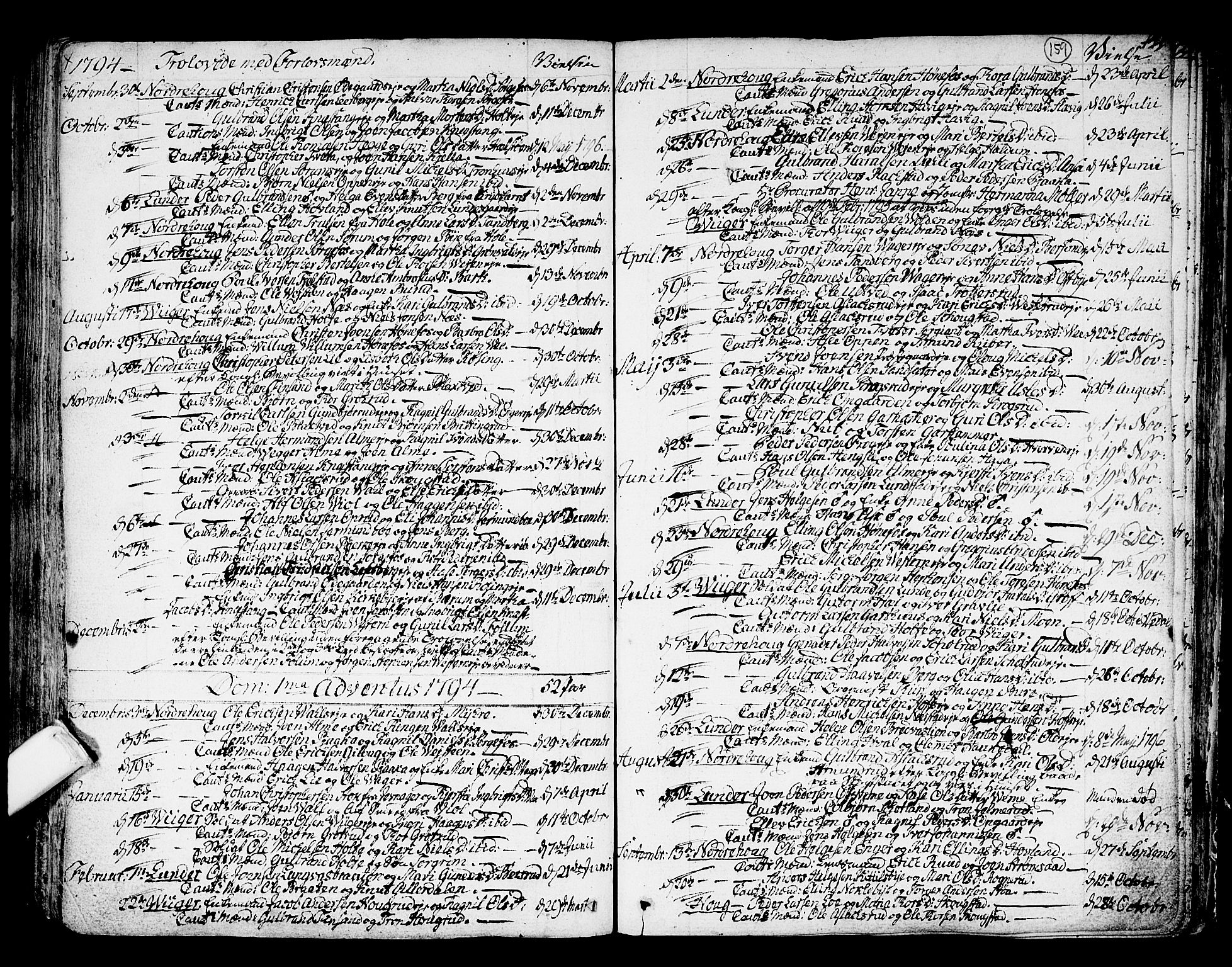 Norderhov kirkebøker, AV/SAKO-A-237/F/Fa/L0006: Parish register (official) no. 6, 1789-1811, p. 159