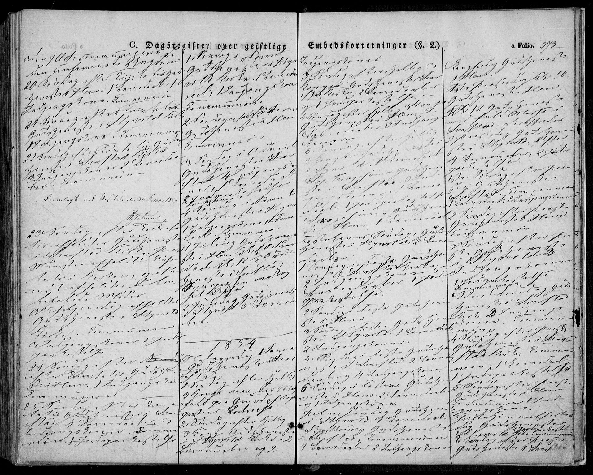 Lardal kirkebøker, SAKO/A-350/F/Fa/L0006: Parish register (official) no. I 6, 1835-1860, p. 573