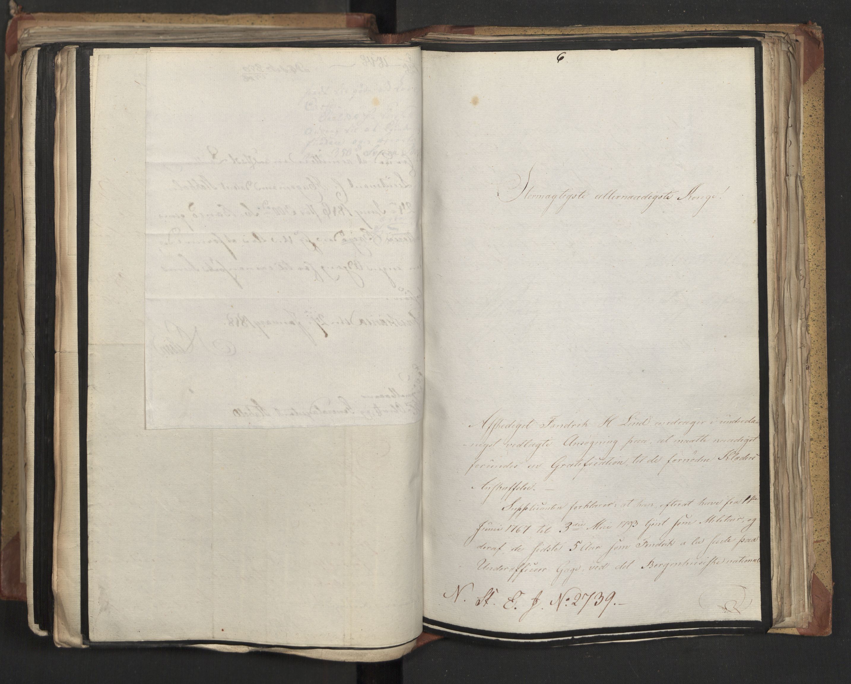 Statsrådsavdelingen i Stockholm, AV/RA-S-1003/D/Da/L0012: Regjeringsinnstillinger nr. 2587-2760, 1818, p. 496