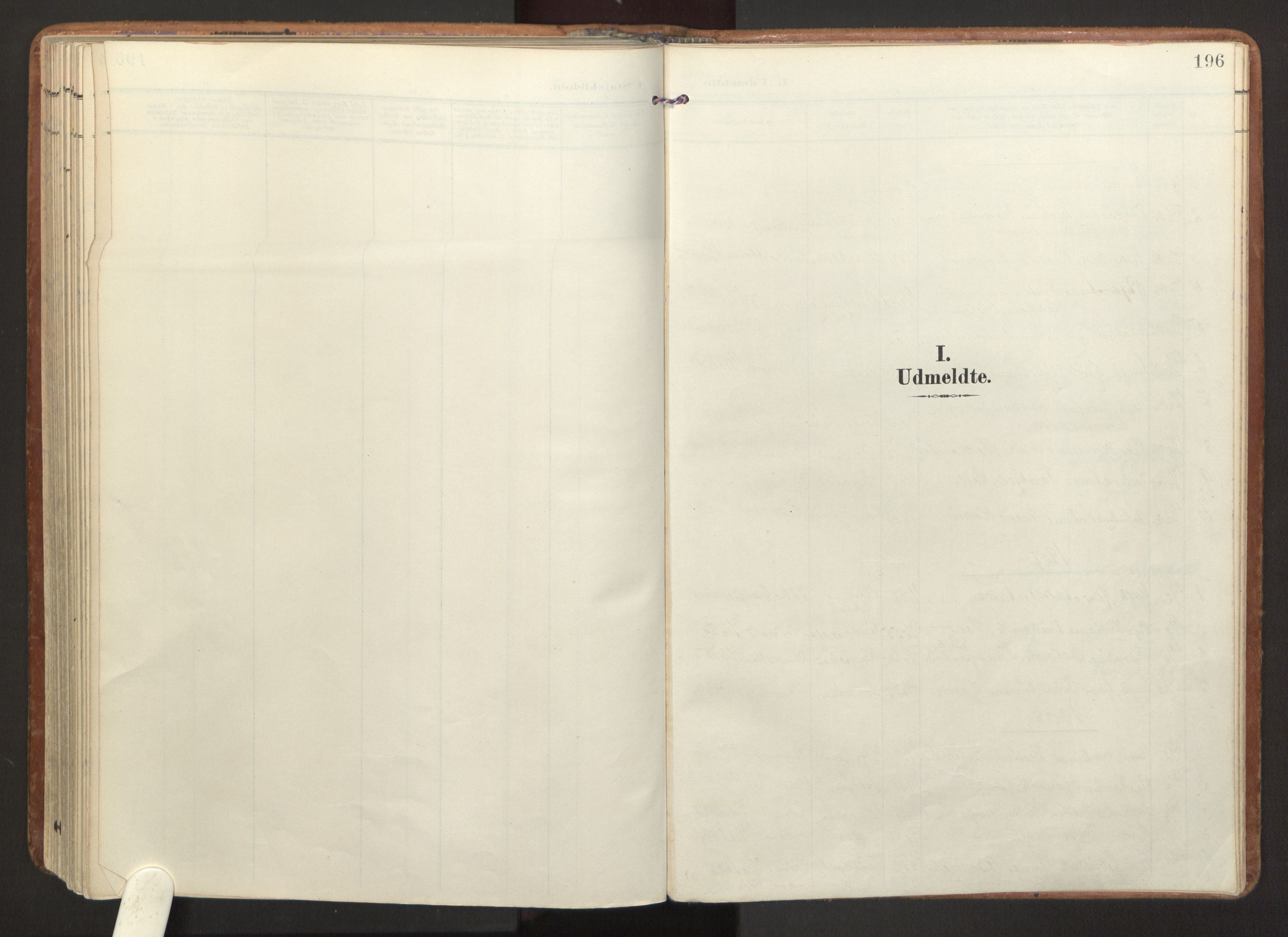 Eidsvoll prestekontor Kirkebøker, SAO/A-10888/F/Fa: Parish register (official) no. I 7, 1905-1920, p. 196
