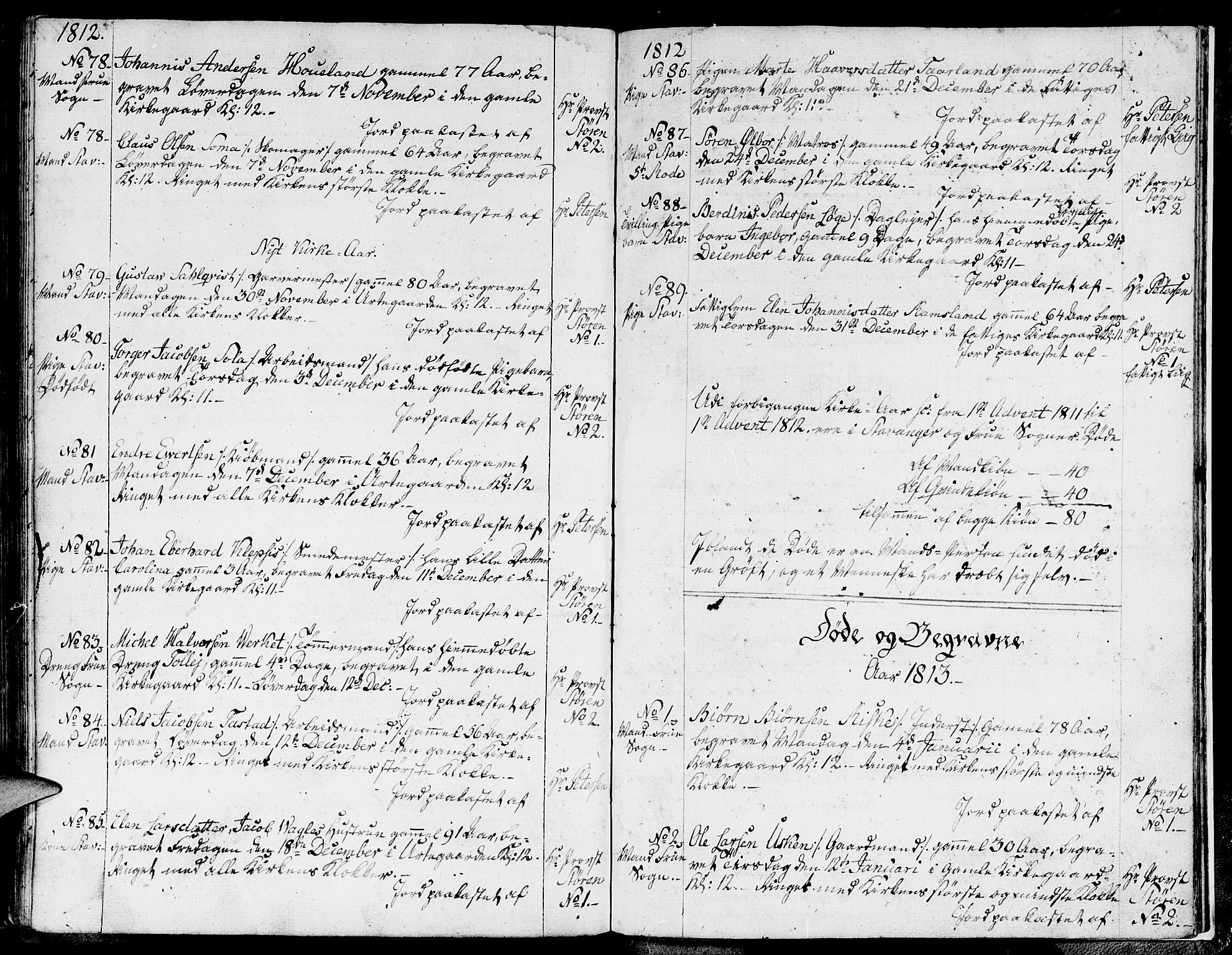 Domkirken sokneprestkontor, AV/SAST-A-101812/001/30/30BA/L0007: Parish register (official) no. A 7, 1789-1815