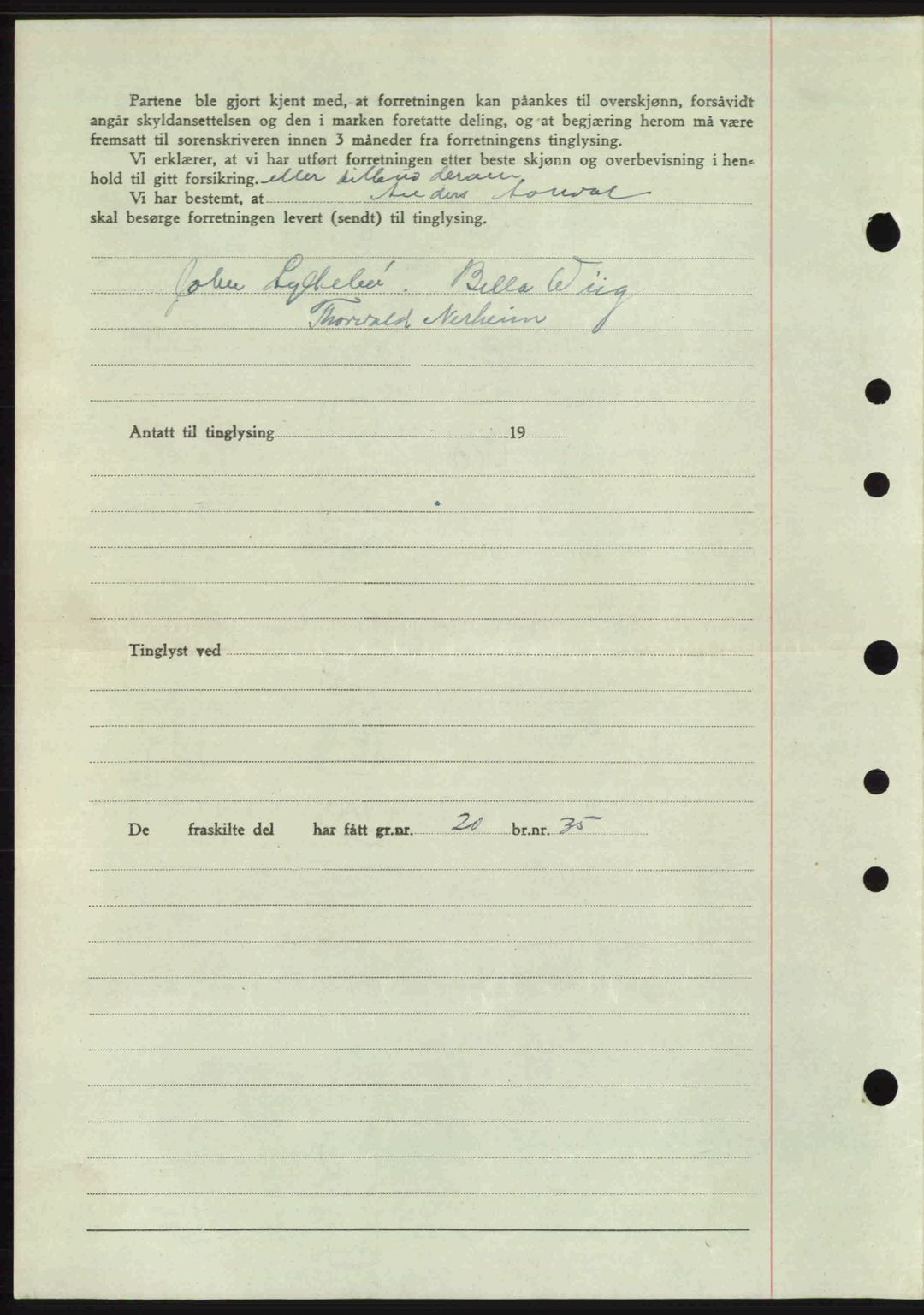 Romsdal sorenskriveri, SAT/A-4149/1/2/2C: Mortgage book no. A19, 1946-1946, Diary no: : 521/1946
