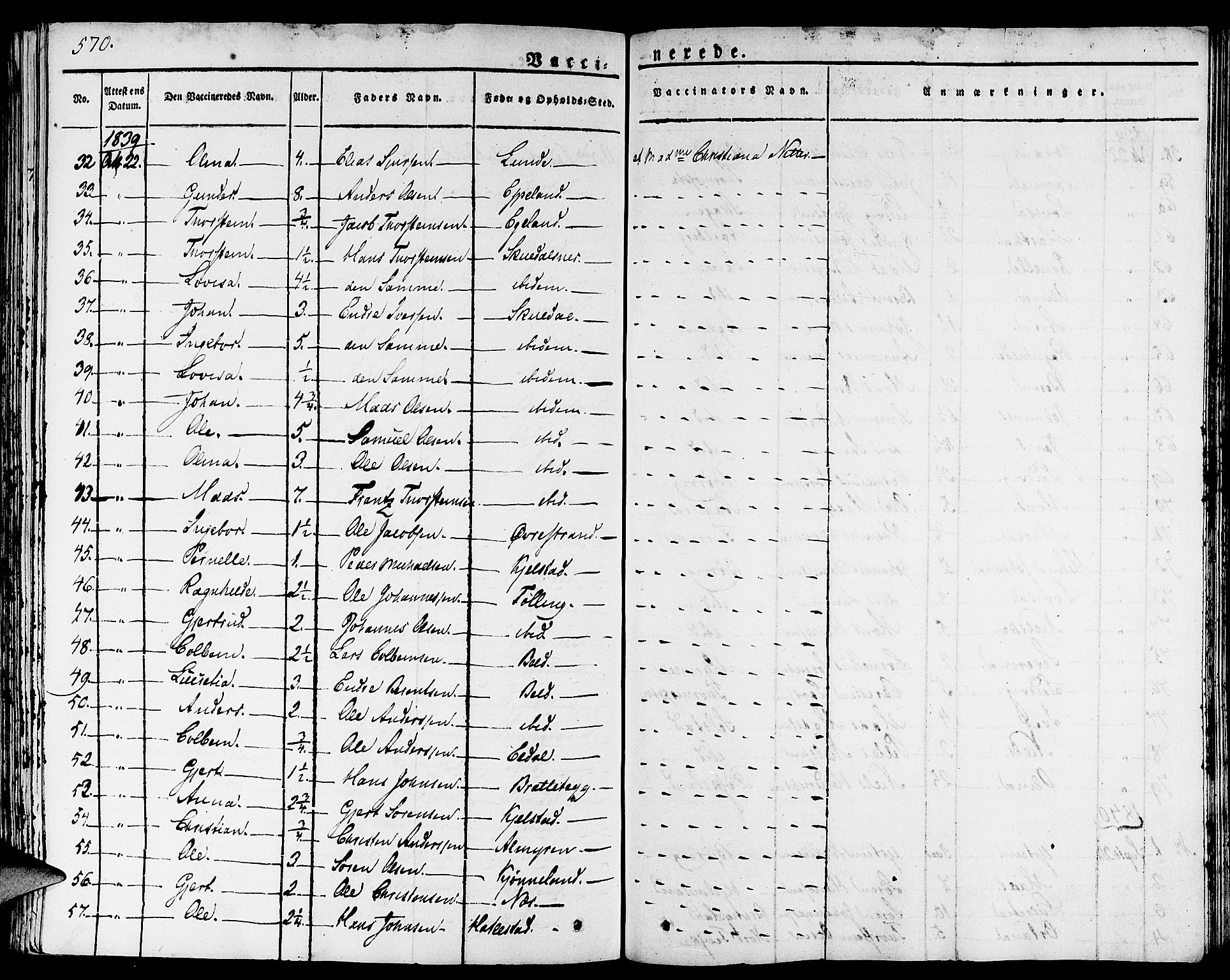 Gaular sokneprestembete, AV/SAB-A-80001/H/Haa: Parish register (official) no. A 3, 1821-1840, p. 570