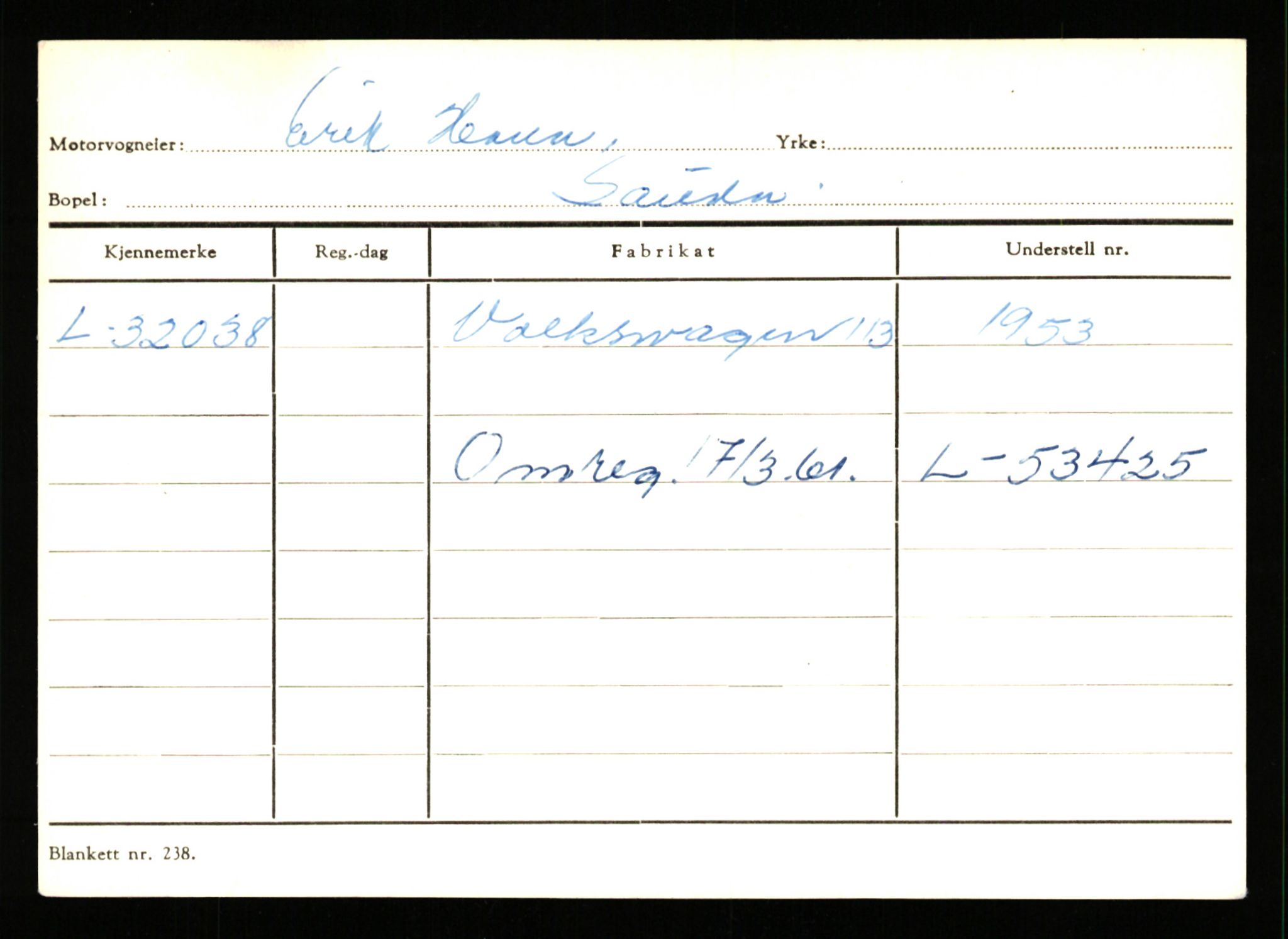 Stavanger trafikkstasjon, AV/SAST-A-101942/0/G/L0005: Registreringsnummer: 23000 - 34245, 1930-1971, p. 2774