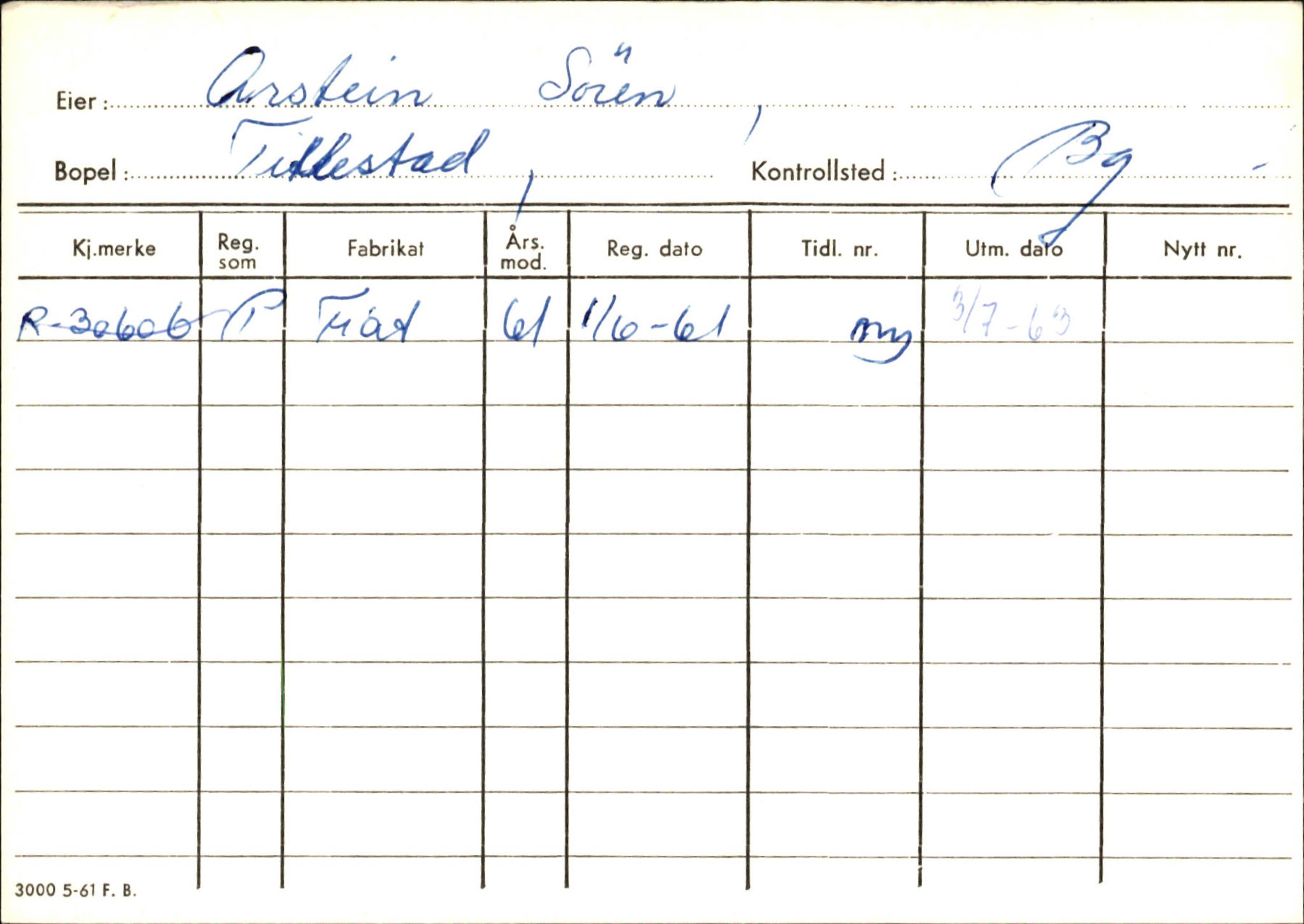 Statens vegvesen, Hordaland vegkontor, AV/SAB-A-5201/2/Ha/L0002: R-eierkort A, 1920-1971, p. 945