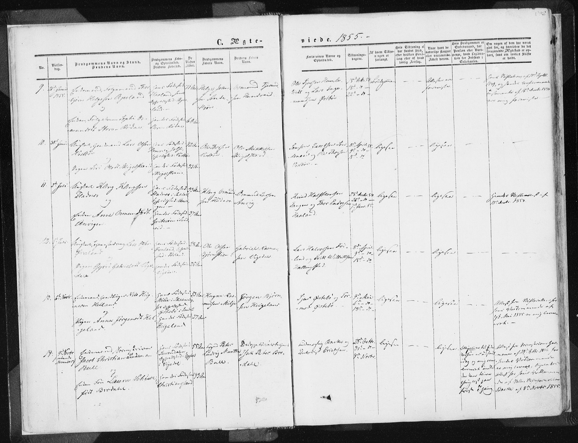 Vikedal sokneprestkontor, AV/SAST-A-101840/01/IV: Parish register (official) no. A 6.2, 1851-1867, p. 232