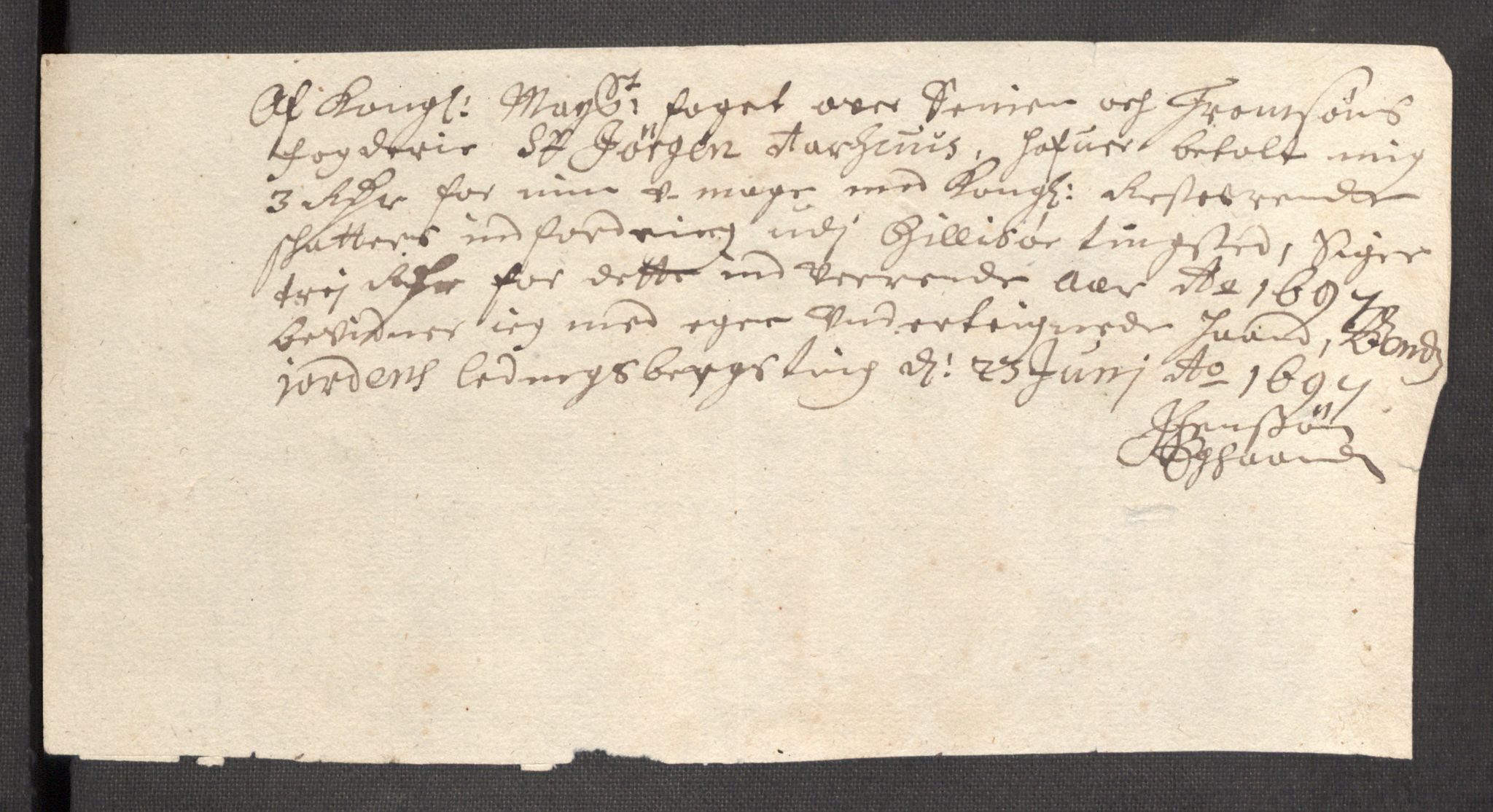 Rentekammeret inntil 1814, Reviderte regnskaper, Fogderegnskap, AV/RA-EA-4092/R68/L4754: Fogderegnskap Senja og Troms, 1697-1699, p. 125