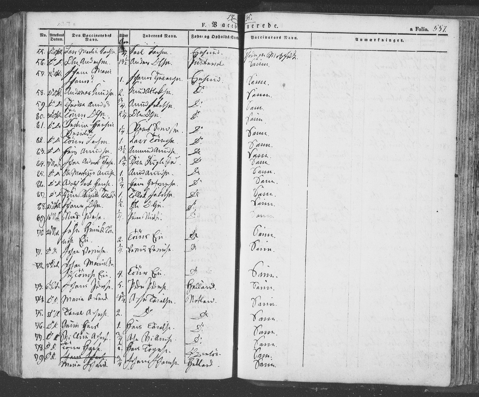 Eigersund sokneprestkontor, AV/SAST-A-101807/S08/L0009: Parish register (official) no. A 9, 1827-1850, p. 557