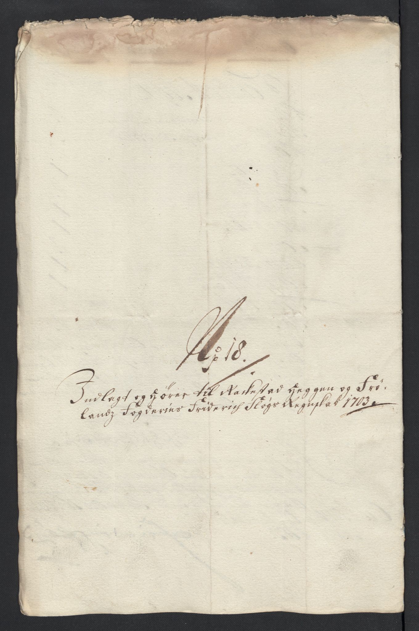 Rentekammeret inntil 1814, Reviderte regnskaper, Fogderegnskap, AV/RA-EA-4092/R07/L0295: Fogderegnskap Rakkestad, Heggen og Frøland, 1703, p. 336