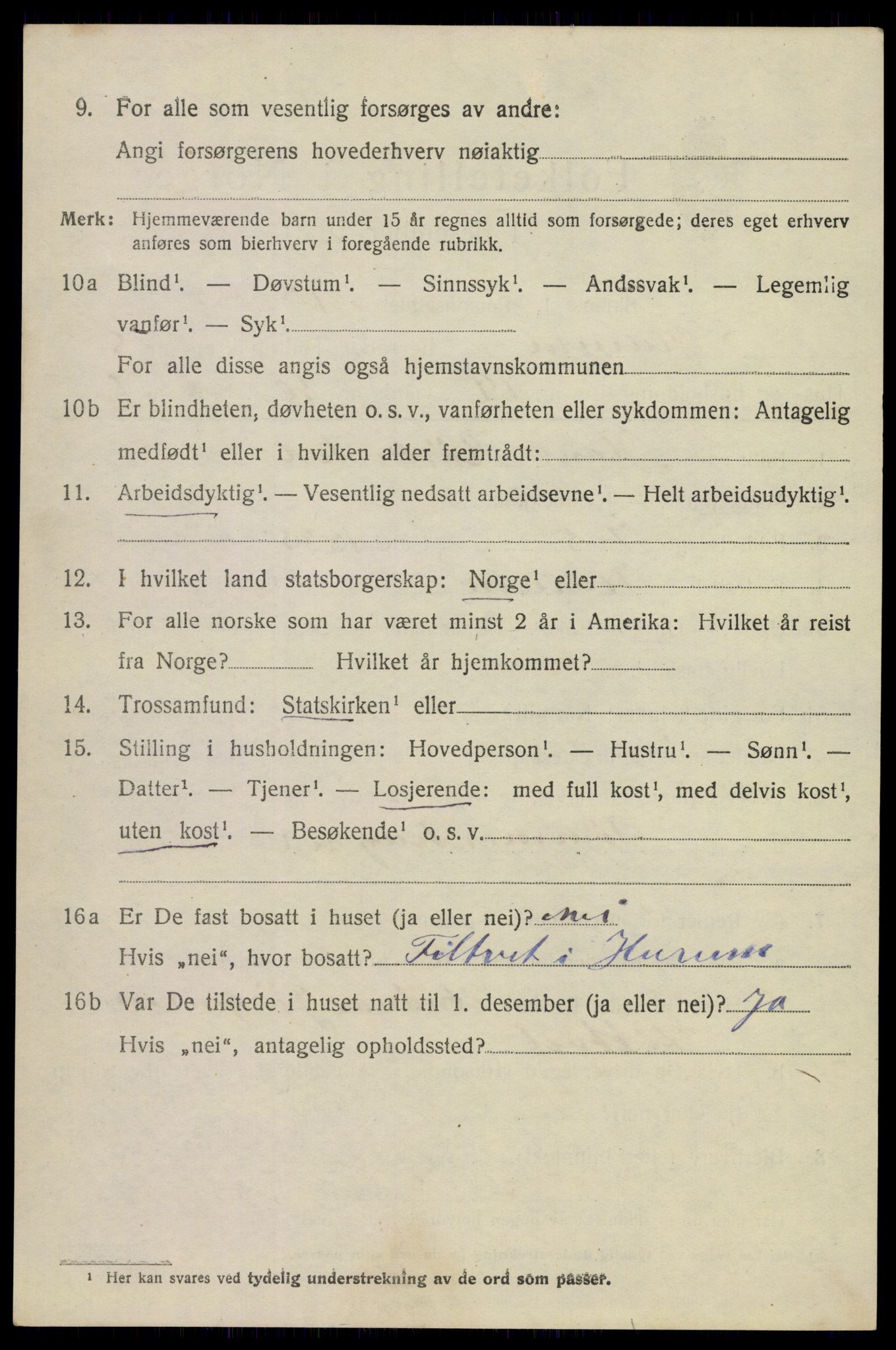 SAKO, 1920 census for Hurum, 1920, p. 6331