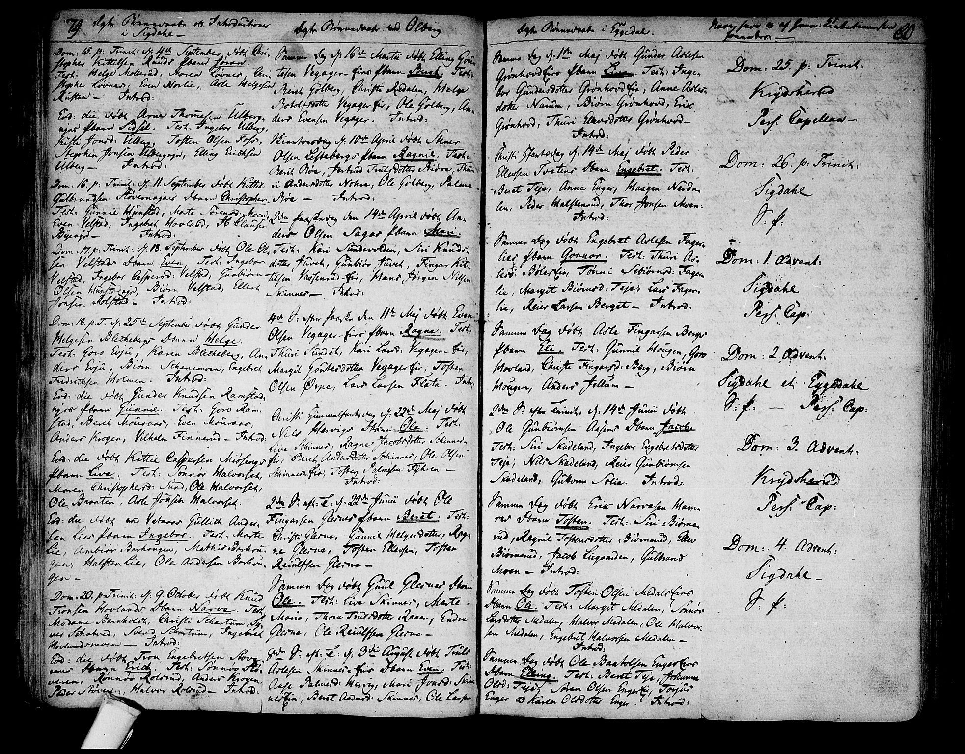 Sigdal kirkebøker, AV/SAKO-A-245/F/Fa/L0003: Parish register (official) no. I 3, 1793-1811, p. 79-80