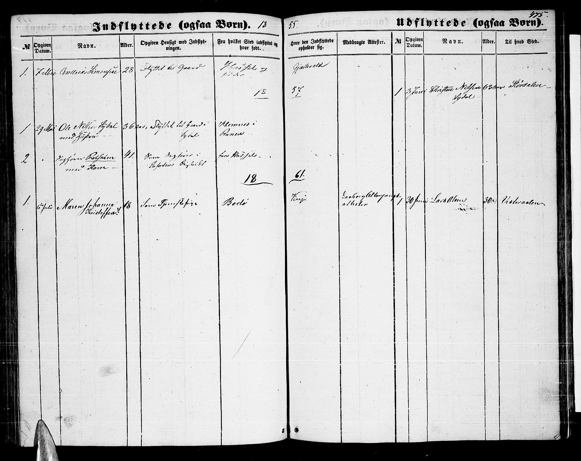 Ministerialprotokoller, klokkerbøker og fødselsregistre - Nordland, AV/SAT-A-1459/876/L1102: Parish register (copy) no. 876C01, 1852-1886, p. 475