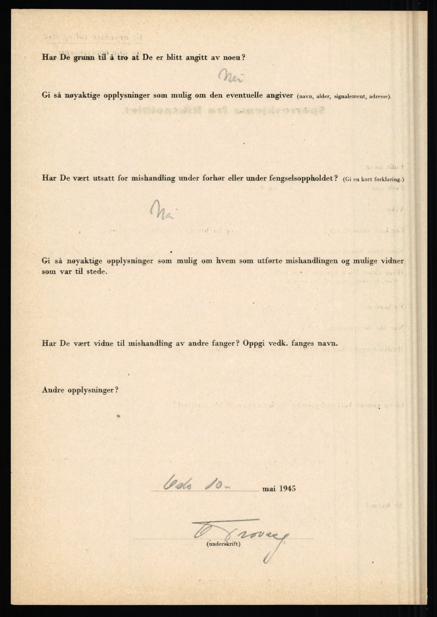 Rikspolitisjefen, AV/RA-S-1560/L/L0017: Tidemann, Hermann G. - Veum, Tjostolv, 1940-1945, p. 432