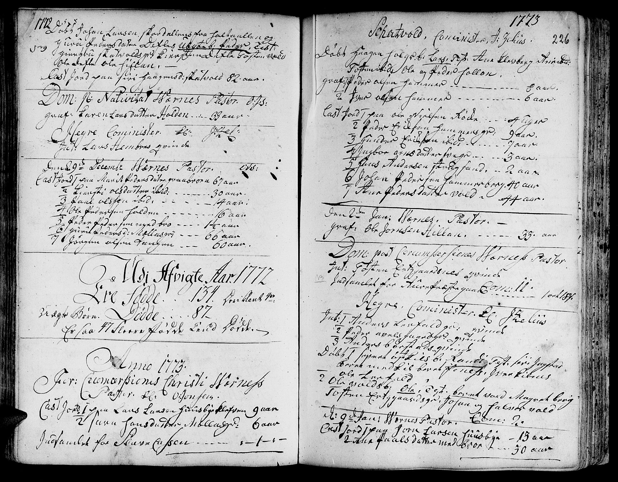 Ministerialprotokoller, klokkerbøker og fødselsregistre - Nord-Trøndelag, AV/SAT-A-1458/709/L0057: Parish register (official) no. 709A05, 1755-1780, p. 226