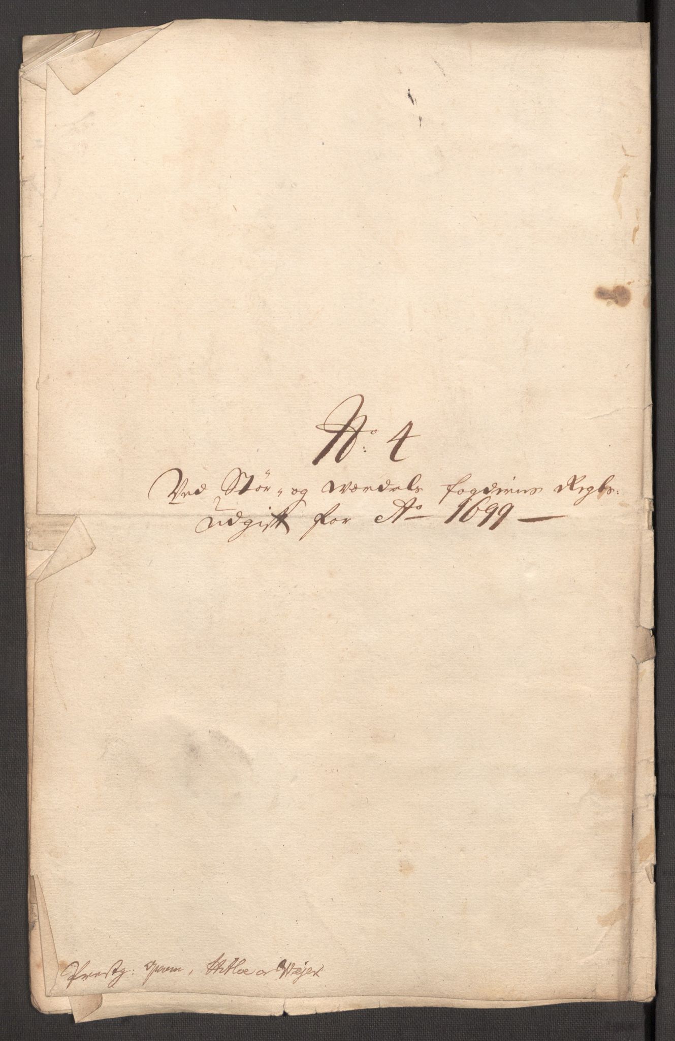 Rentekammeret inntil 1814, Reviderte regnskaper, Fogderegnskap, AV/RA-EA-4092/R62/L4191: Fogderegnskap Stjørdal og Verdal, 1699, p. 250