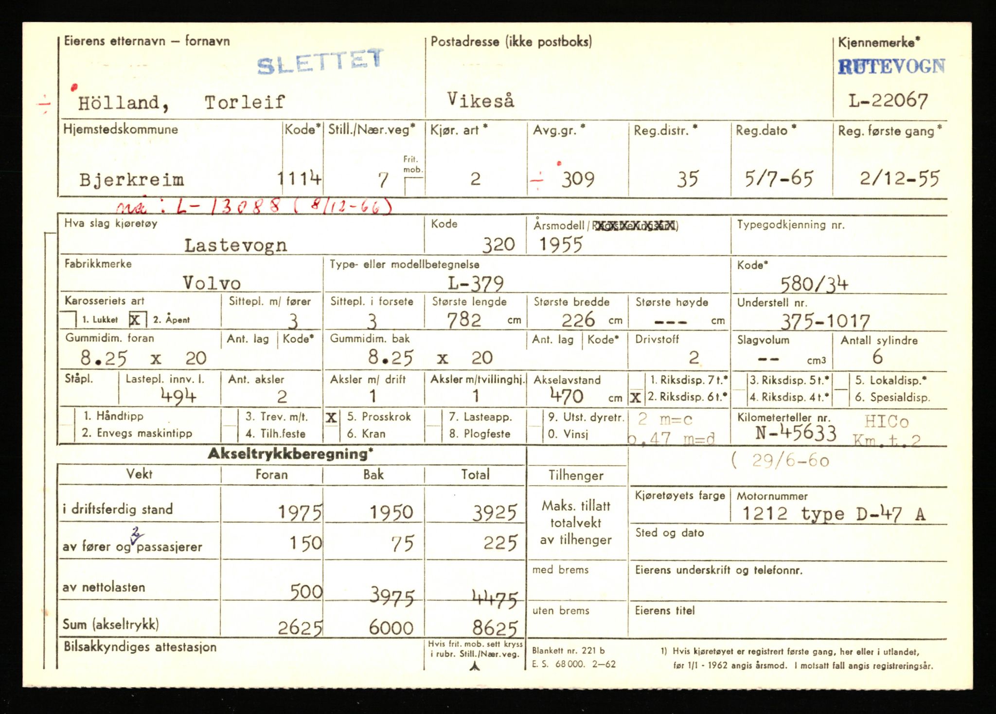 Stavanger trafikkstasjon, AV/SAST-A-101942/0/F/L0038: L-21500 - L-22252, 1930-1971, p. 1927