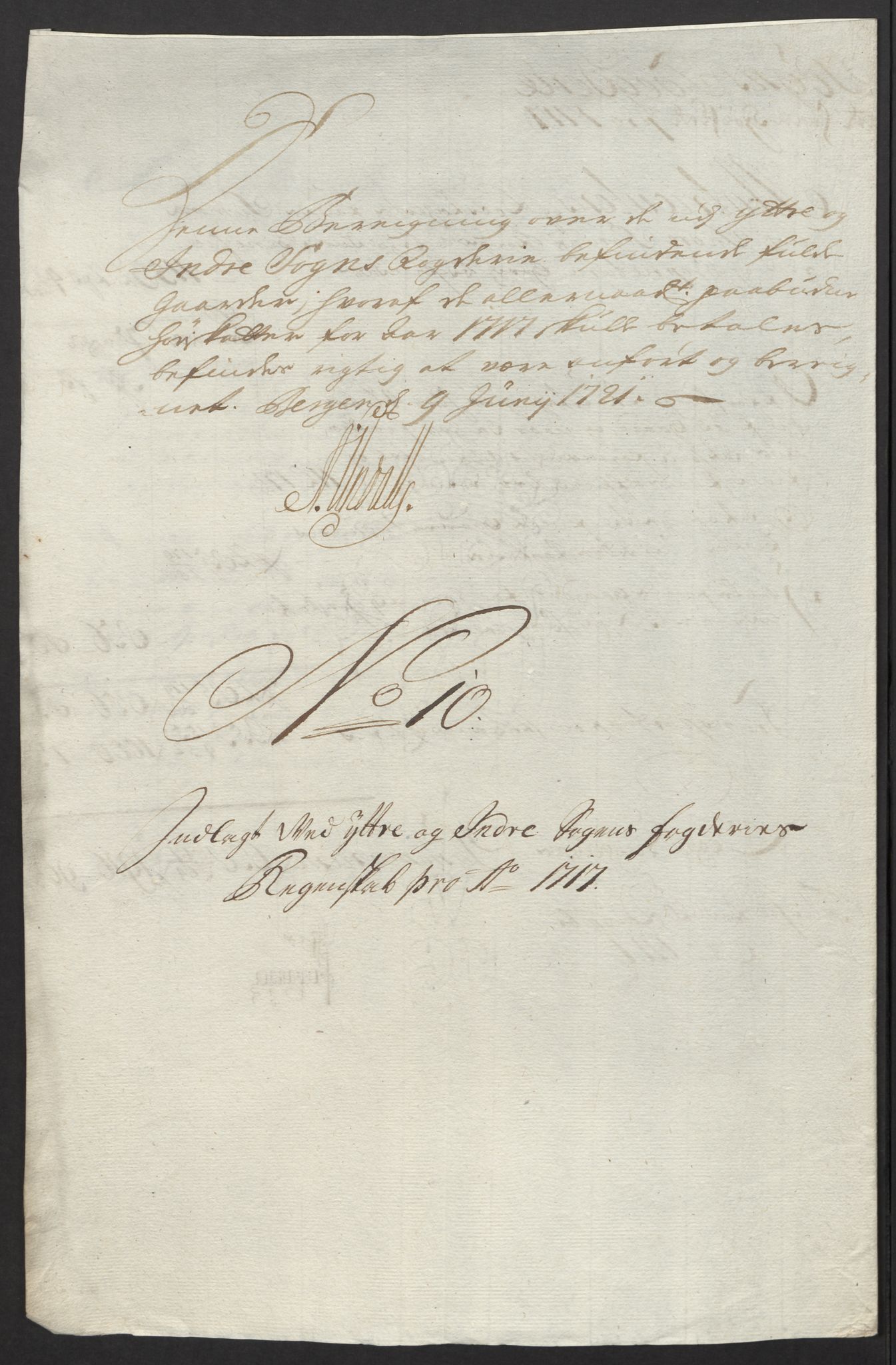 Rentekammeret inntil 1814, Reviderte regnskaper, Fogderegnskap, RA/EA-4092/R52/L3321: Fogderegnskap Sogn, 1717-1718, p. 70