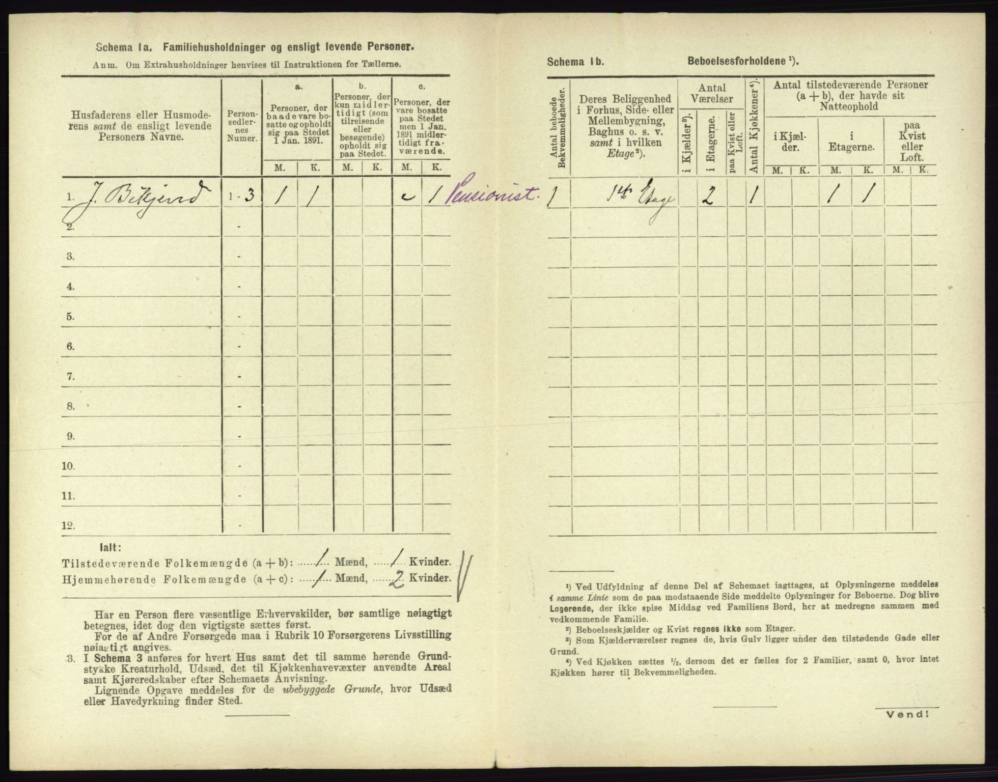 RA, 1891 census for 0604 Kongsberg, 1891, p. 1486