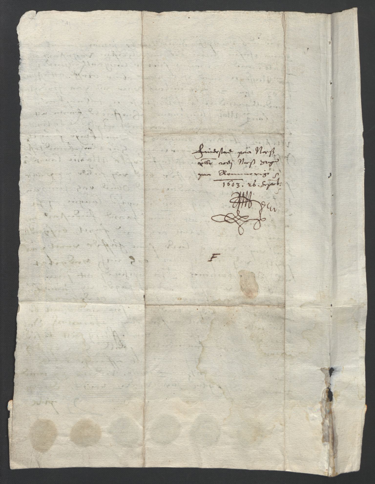 Oslo stiftsdireksjon, SAO/A-11085/G/Gb/L0001: Bispestolens dokumenter, 1584-1612, p. 59