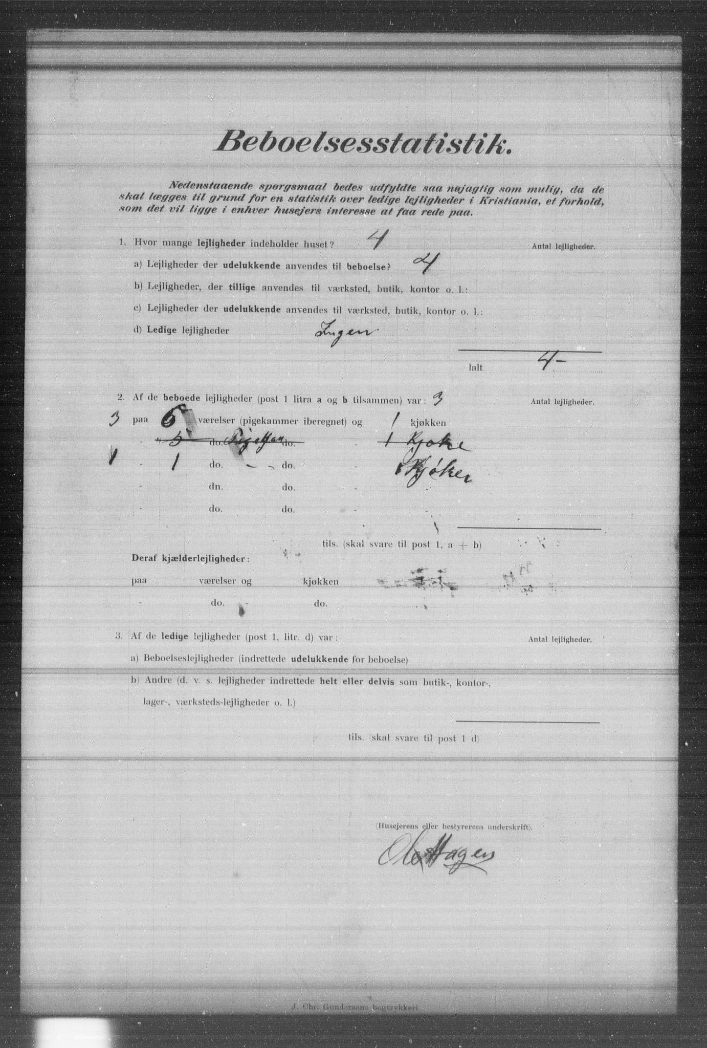 OBA, Municipal Census 1902 for Kristiania, 1902, p. 13613