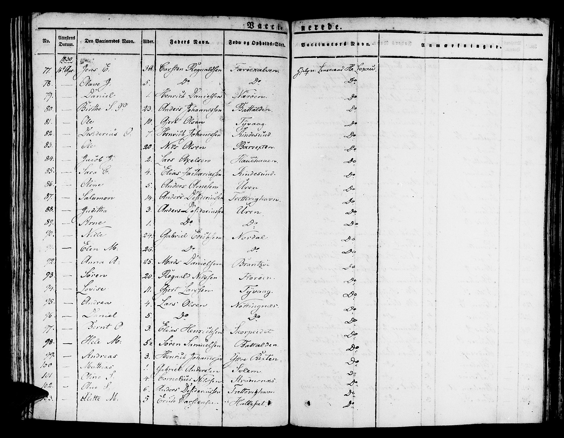 Kinn sokneprestembete, AV/SAB-A-80801/H/Haa/Haaa/L0004/0002: Parish register (official) no. A 4II, 1822-1840, p. 19