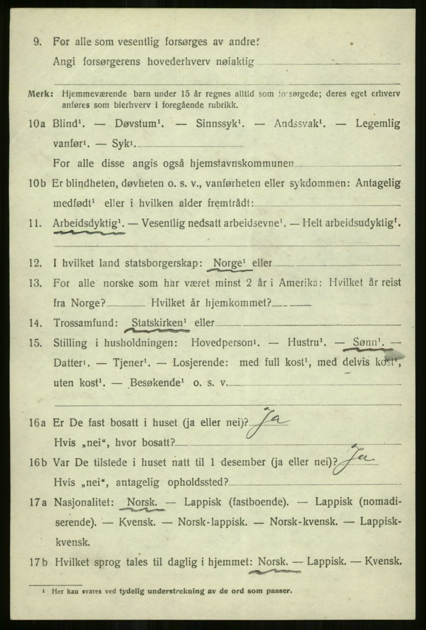 SATØ, 1920 census for Skjervøy, 1920, p. 6706